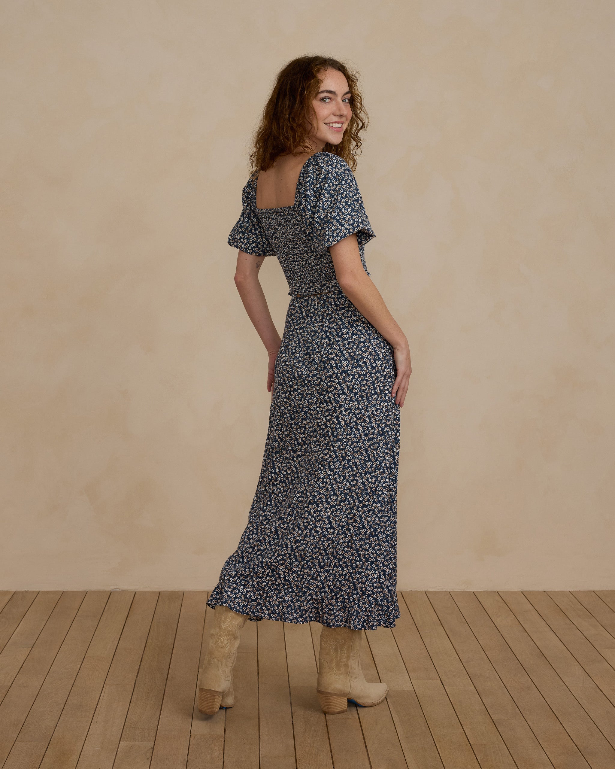  Trixie Top | Blue Floral、mySite、layawaytickets