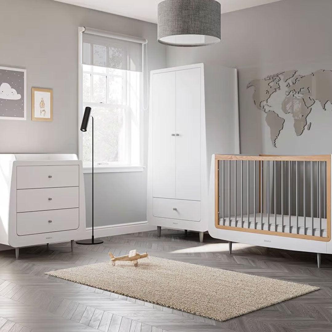  SnuzKot Skandi 3 Piece Nursery Furniture Set - Grey、mySite、merchandisen