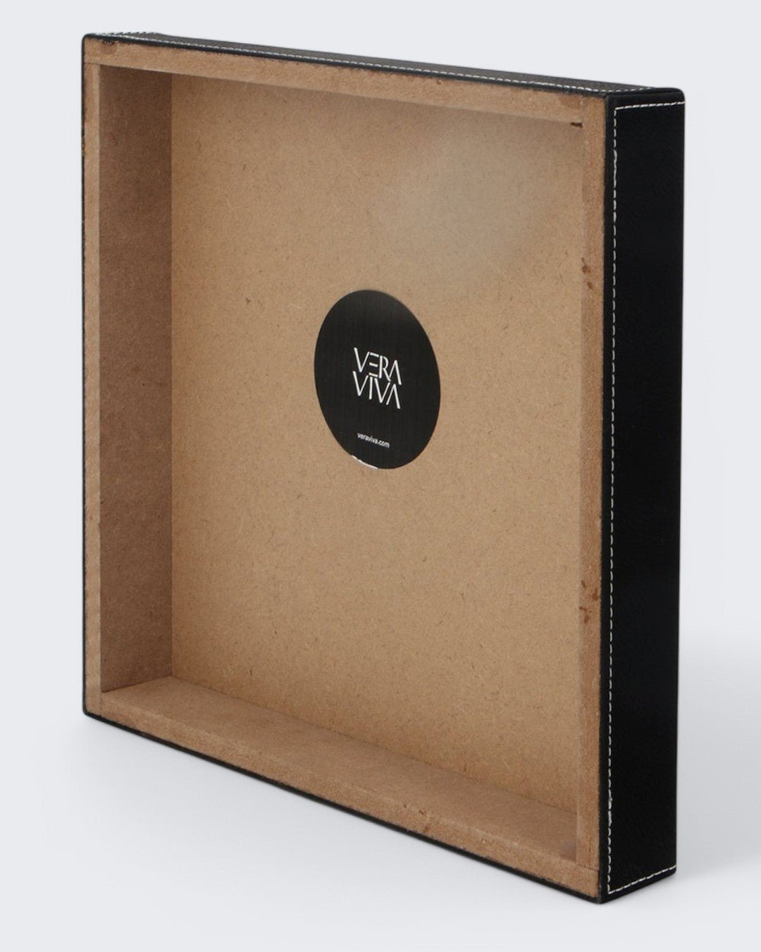 Be Here Now Leatherette Black and Silver Inspirational Wall Hanging、mySite、topwebapps