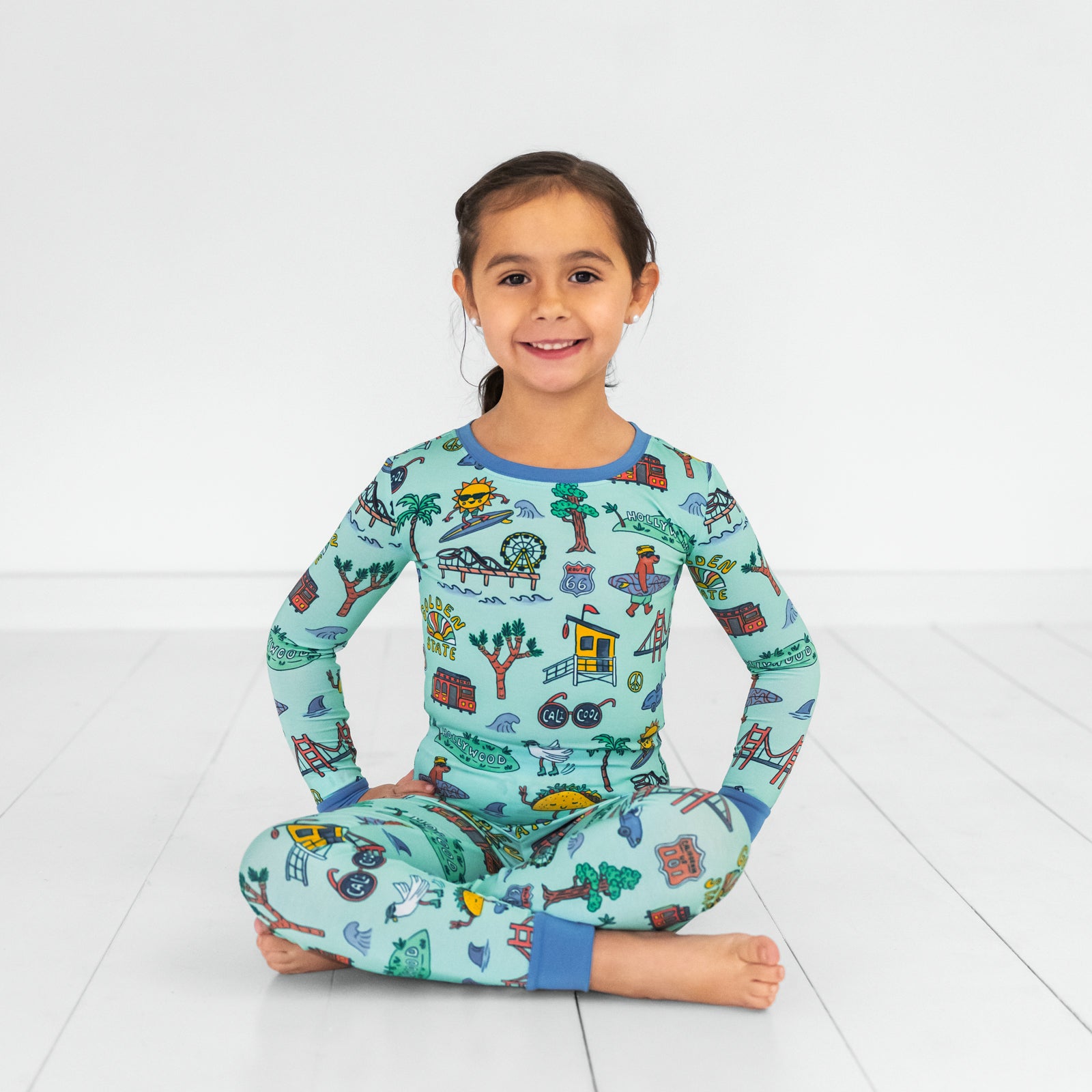 Golden State Two-Piece Pajama Set、mySite、g9winljtr