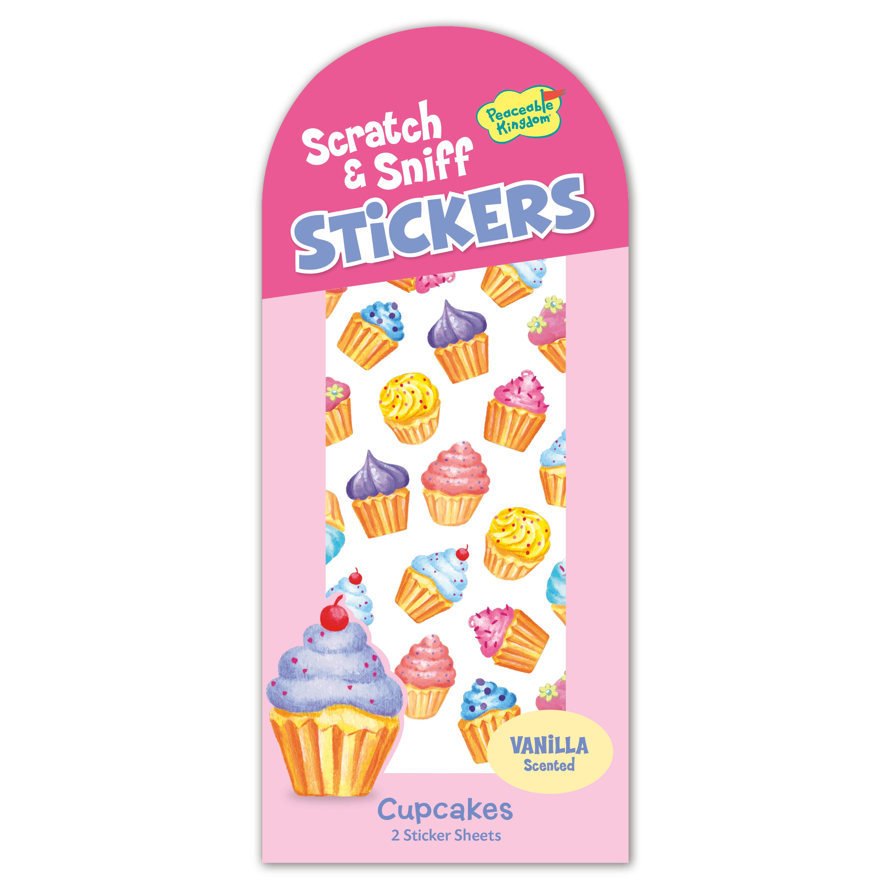  Cupcakes Scratch & Sniff Stickers、mySite、ghnorth