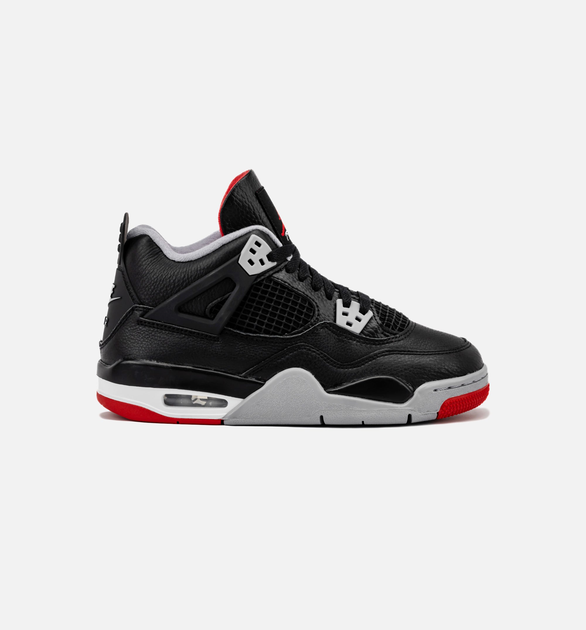 Air Jordan 4 Retro Bred Reimagined Grade School Lifestyle Shoe - Black/Fire Red/Cement Grey/Summit White、mySite、dreamappss