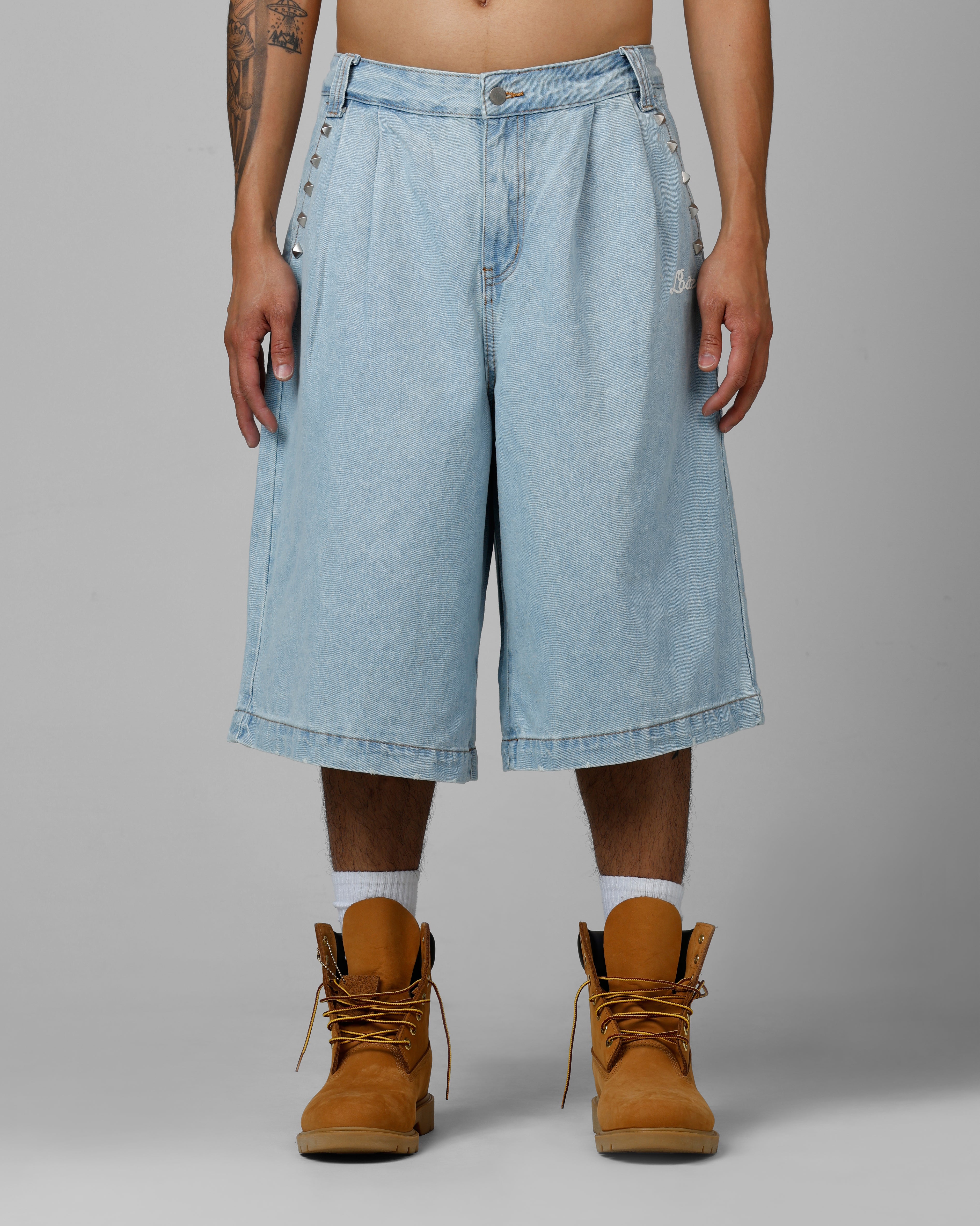 Loiter 3 Quarter Shorts Light Wash、mySite、zt4zffjzw