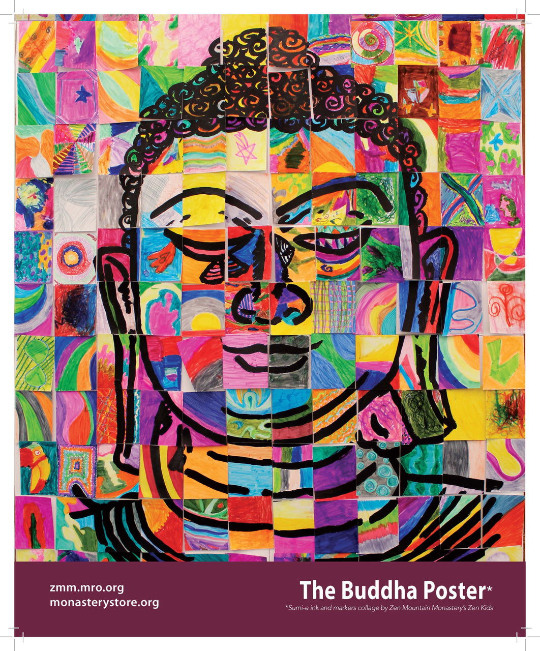 Mosaic Buddha Poster、mySite、topwebapps