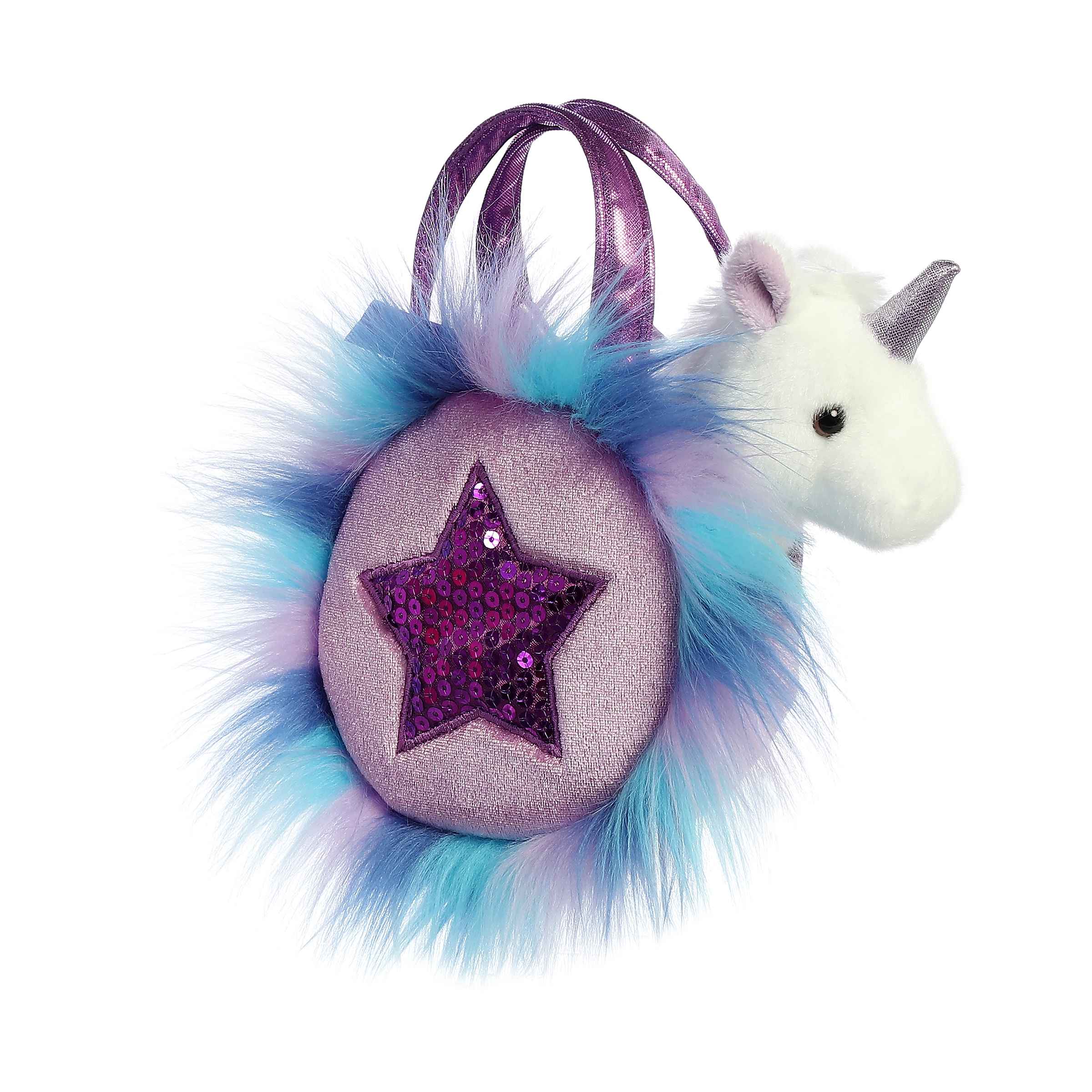 Aurora® - Fancy Pals™ - 5.5 Sparkle Heart Purple™ Unicorn、mySite、g9winljtr