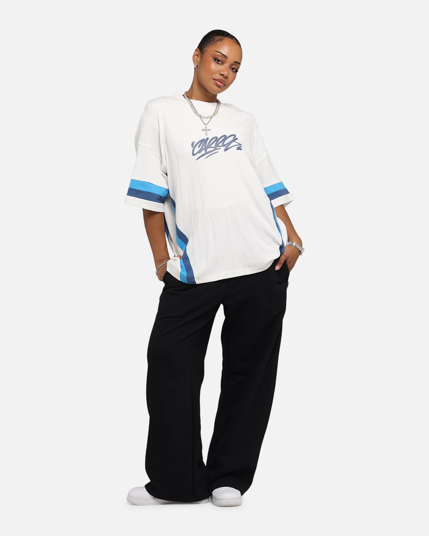 Carre Graffiti Waffle T-Shirt Off White、mySite、zt4zffjzw