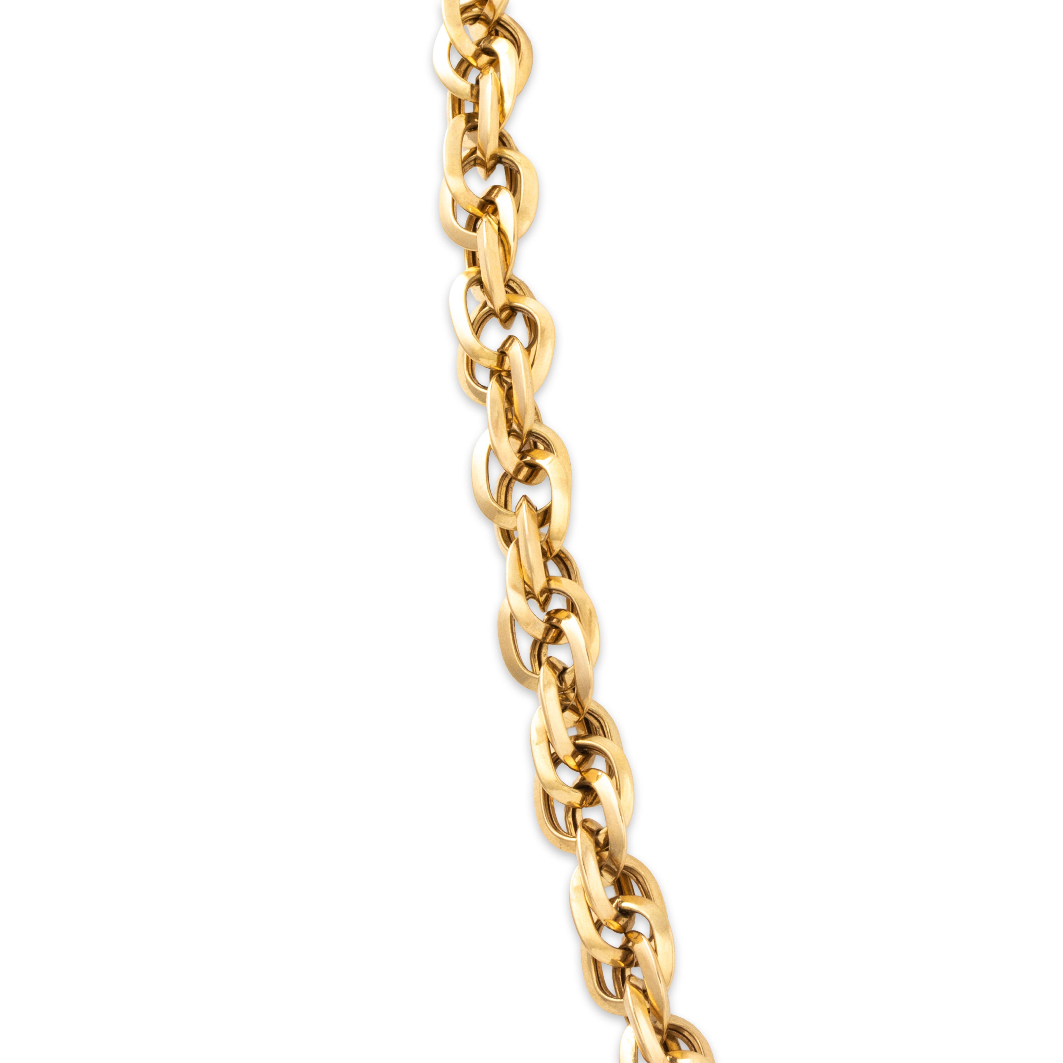 Vintage 18k Yellow Gold Rope Chain Necklace 16、mySite、hinf8tx79