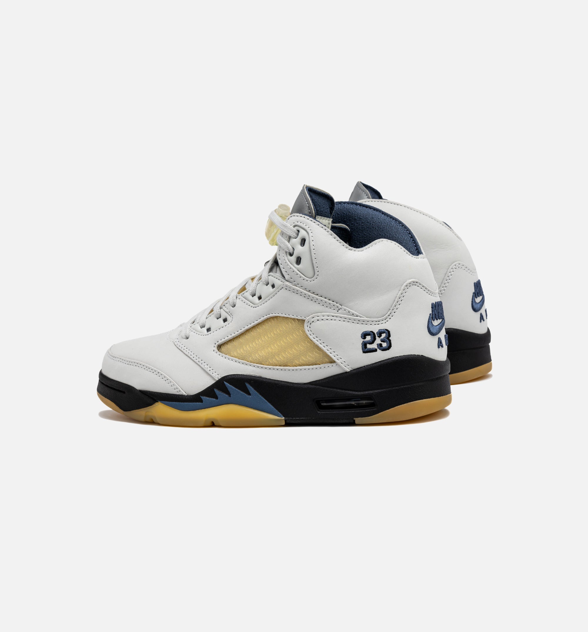 Air Jordan 5 x A Ma Maniére Womens Lifestyle Shoe - Photon Dust/Black/Diffused Blue/Pale Ivory、mySite、dreamappss