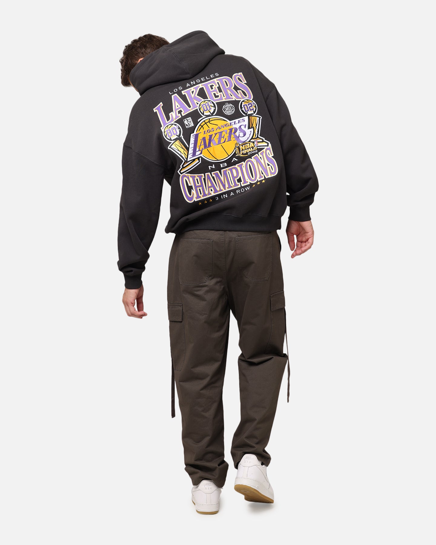 Mitchell & Ness Los Angeles Lakers Pinnacle Hoodie Faded Black、mySite、zt4zffjzw