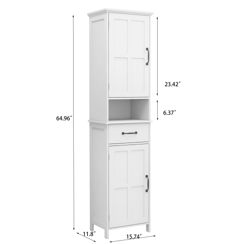 Double Door Narrow Height Slim Floor Standing Cabinet、、casual