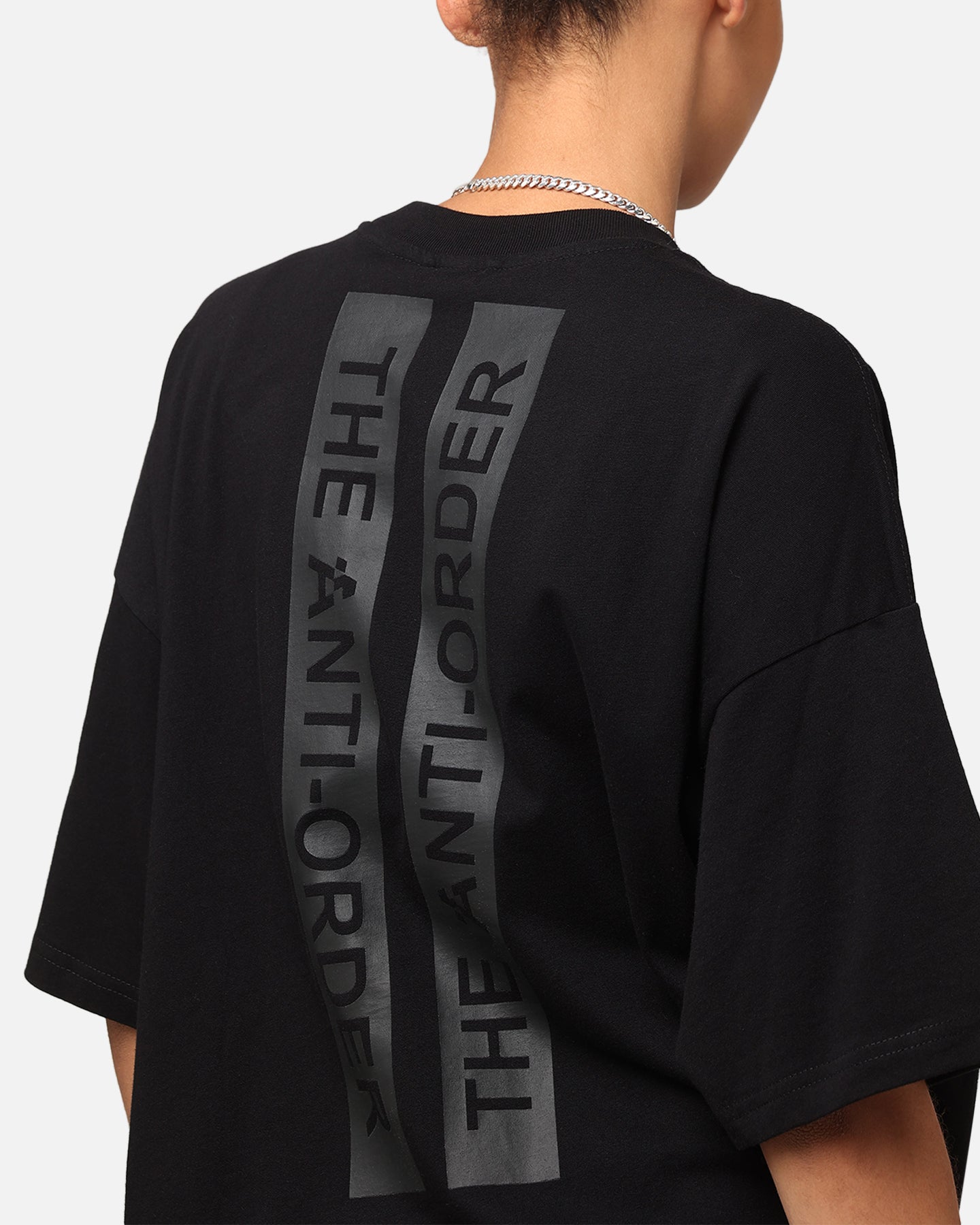 The Anti Order Merch Boxy T-Shirt Black/Black、mySite、zt4zffjzw