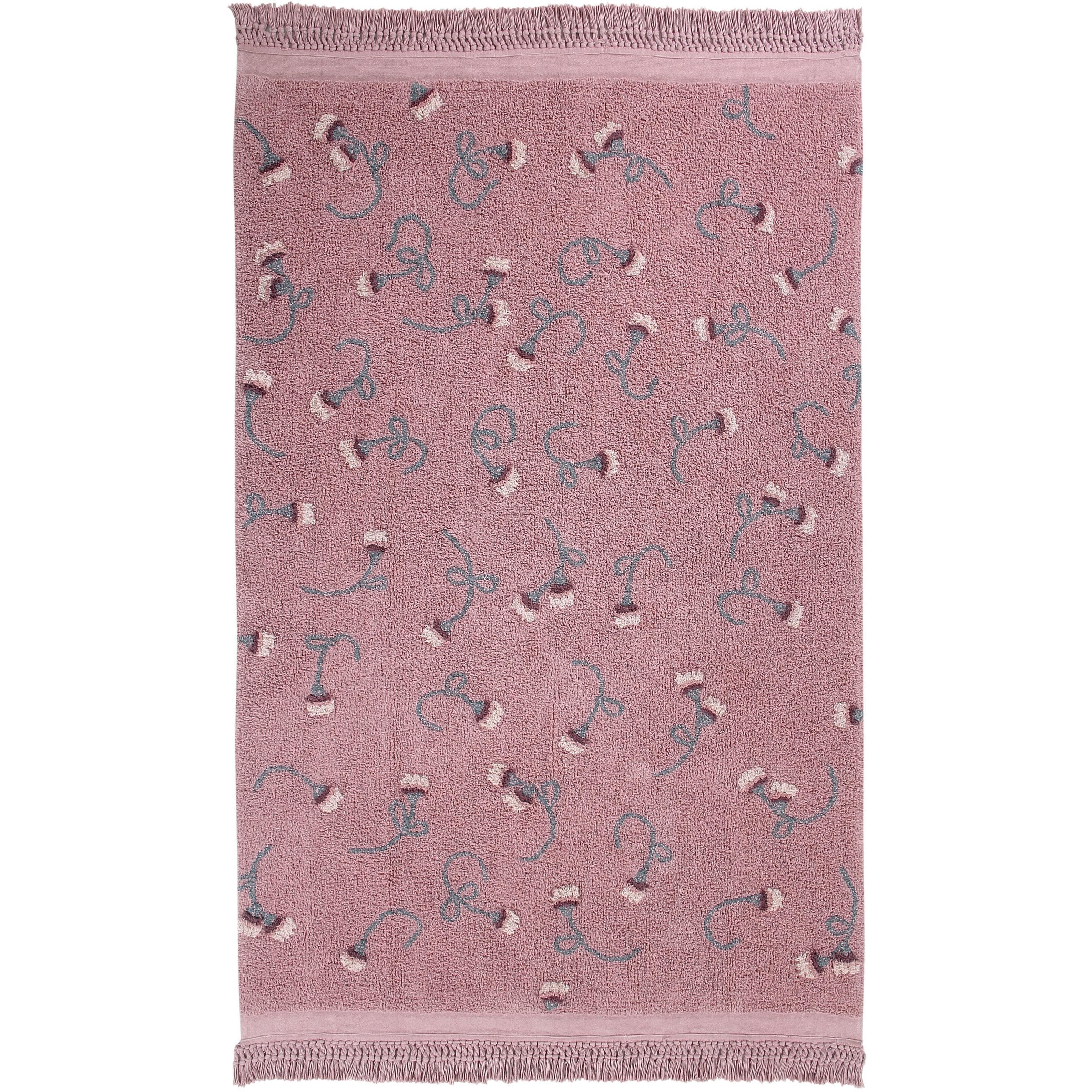 English Garden Ash Rose Machine Washable Area Rug、mySite、gigharbornorthrealestate