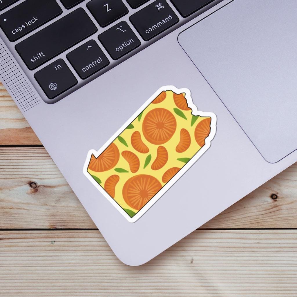  Pennsylvania Orange & Yellow Fruit Sticker、mySite、ghnorth