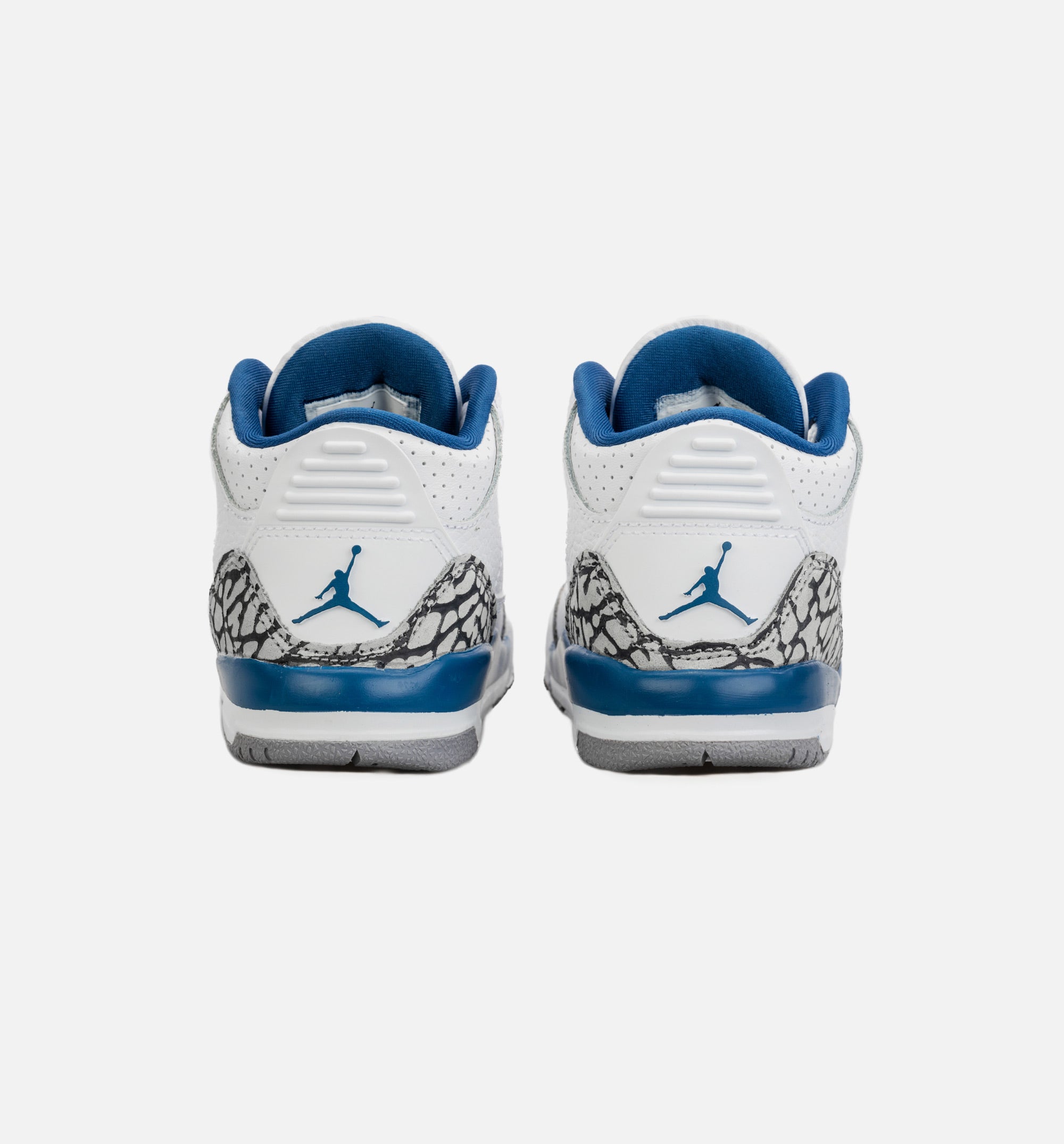 Air Jordan 3 Retro Wizards True Blue Infant Toddler Lifestyle Shoe - White/Blue、mySite、dreamappss
