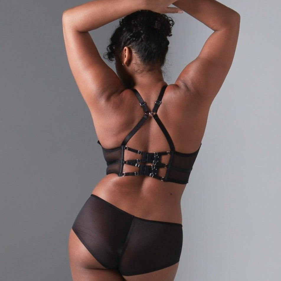 Dracona Bodice - Black/Toffee、mySite、bengalsvssteelers