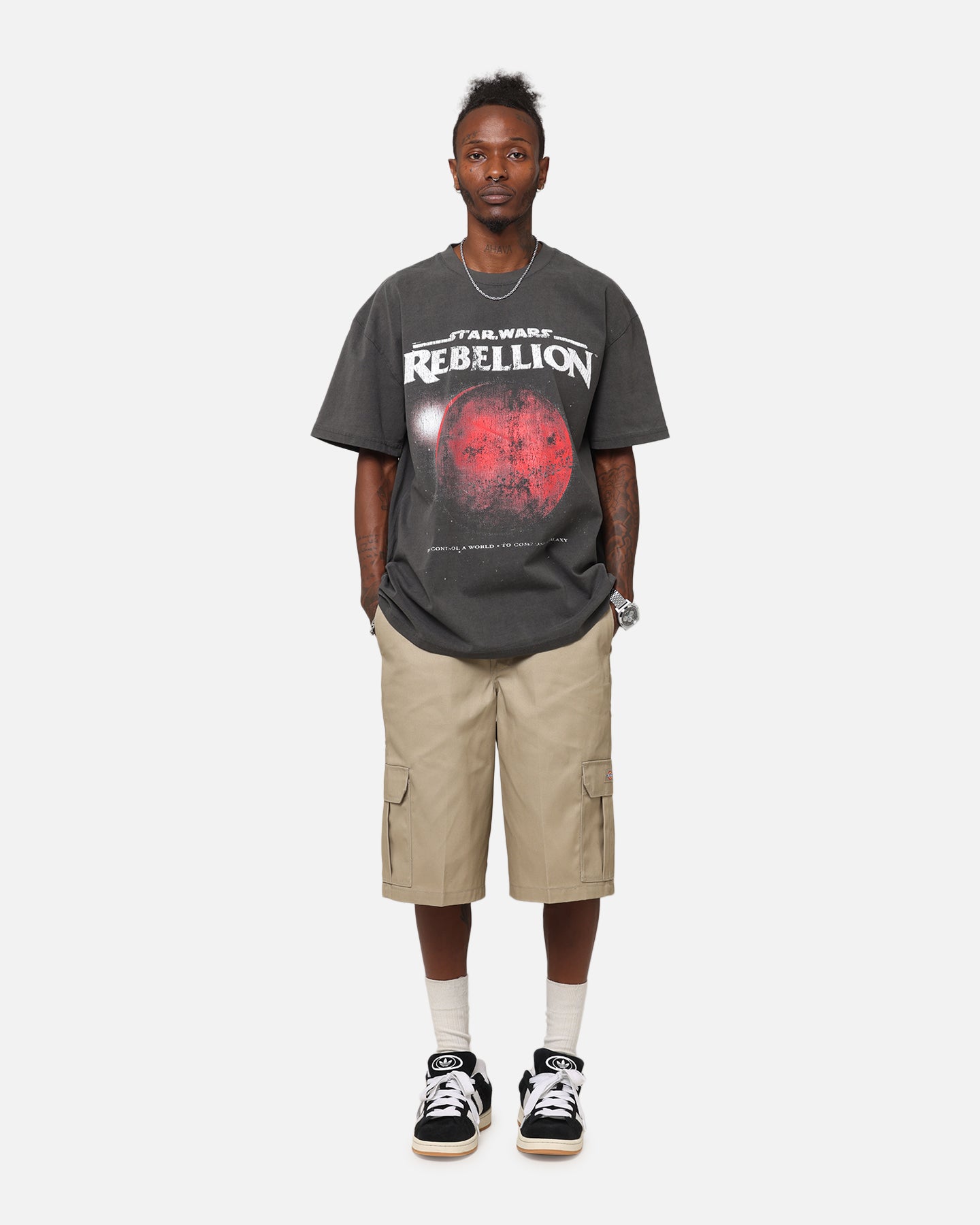 American Thrift Star Wars Battlefront Rebellion Heavy T-Shirt Black、mySite、zt4zffjzw