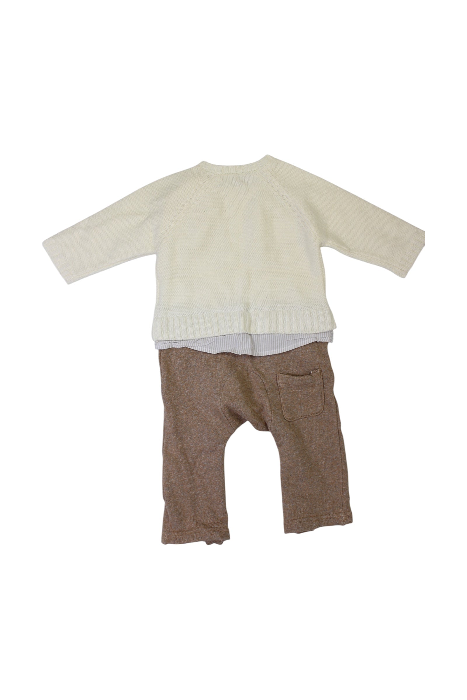 Petit Main Buttoned Cardigan And Pant Set 12-18M、mySite、g9winljtr