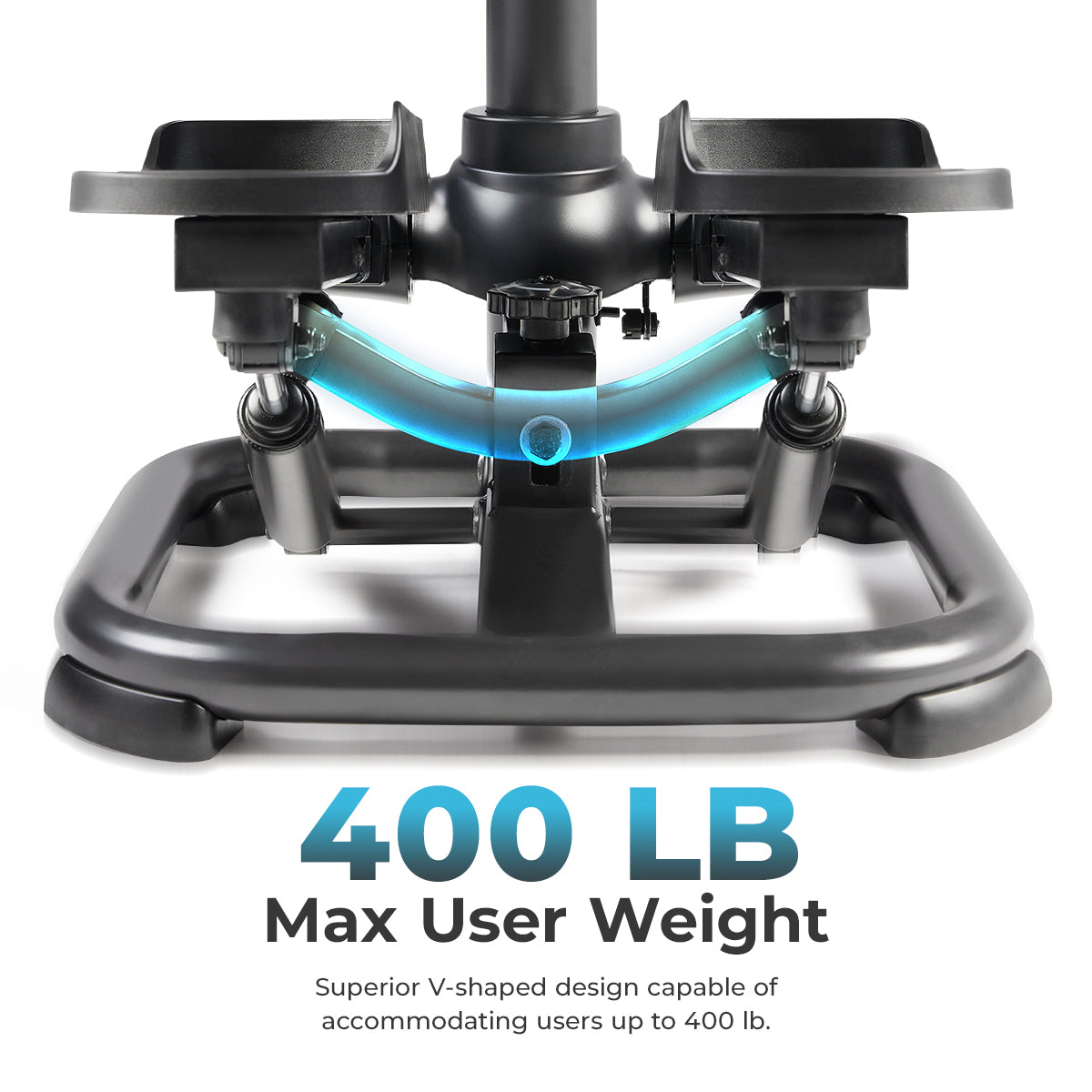  Smart Heavy Duty Power Stepper with Handlebar and Resistance Bands、mySite、ghnorth