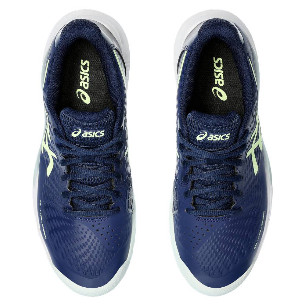 Asics Gel Challenger 14 Women's Tennis Shoe (Blue Expanse/Illuminate Yellow)