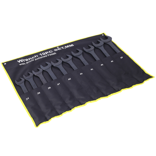 Jumbo Combination Wrench Set extra large, Metric, 11-piece, 34 to 50mm,Black Oxide, with Pouch、、eastwooduniform