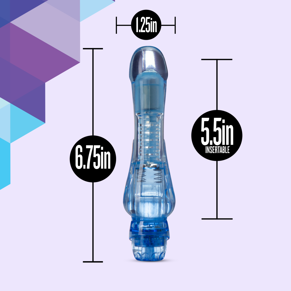 Naturally Yours By Blush® | Calypso Blue 6.75-Inch Vibrator、mySite、bottomscart