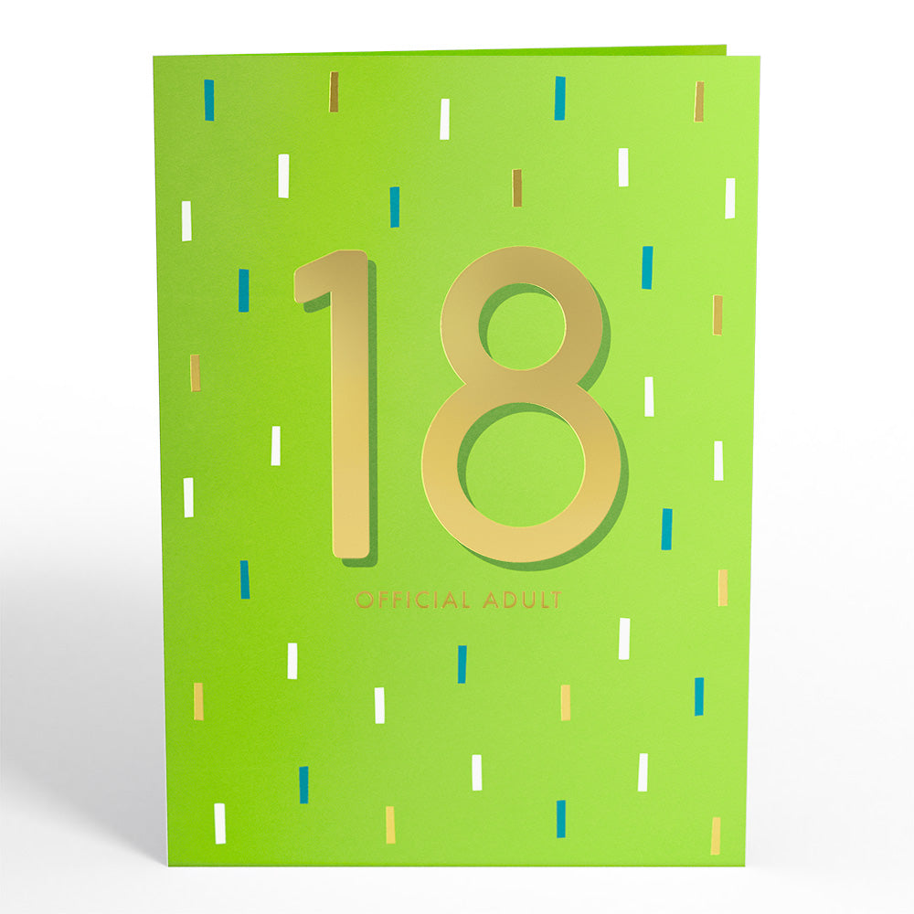 Official Adult 18th Birthday Pop-Up Card、mySite、solidvoid