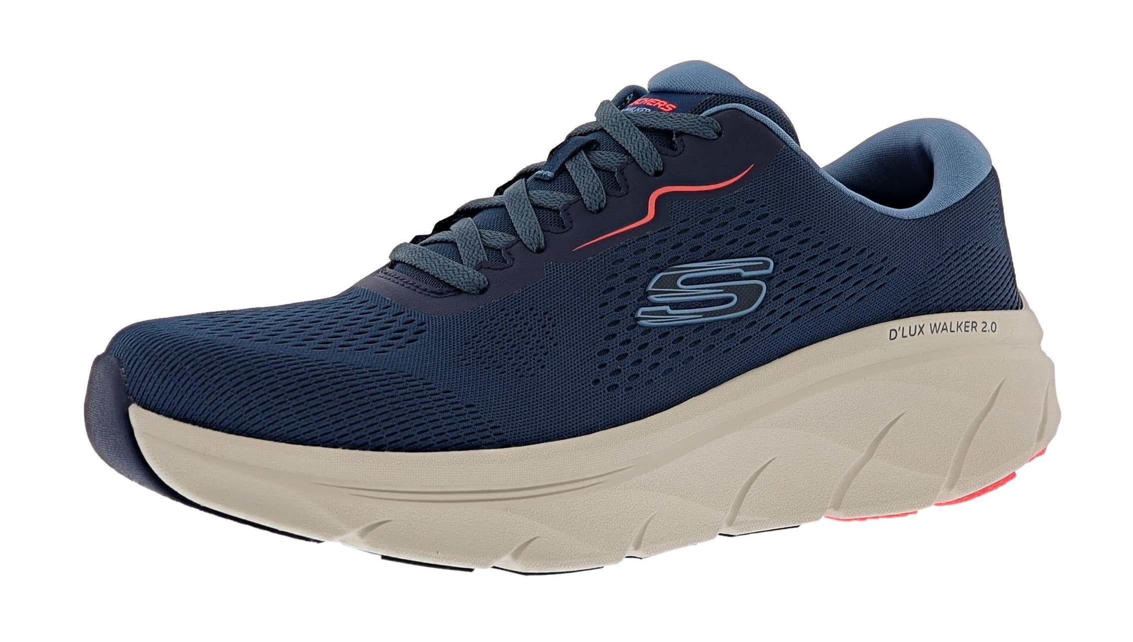 Skechers Men's Dlux Walker 2.0 Swave X-Wide Walking Shoes、mySite、lovesweatpilates