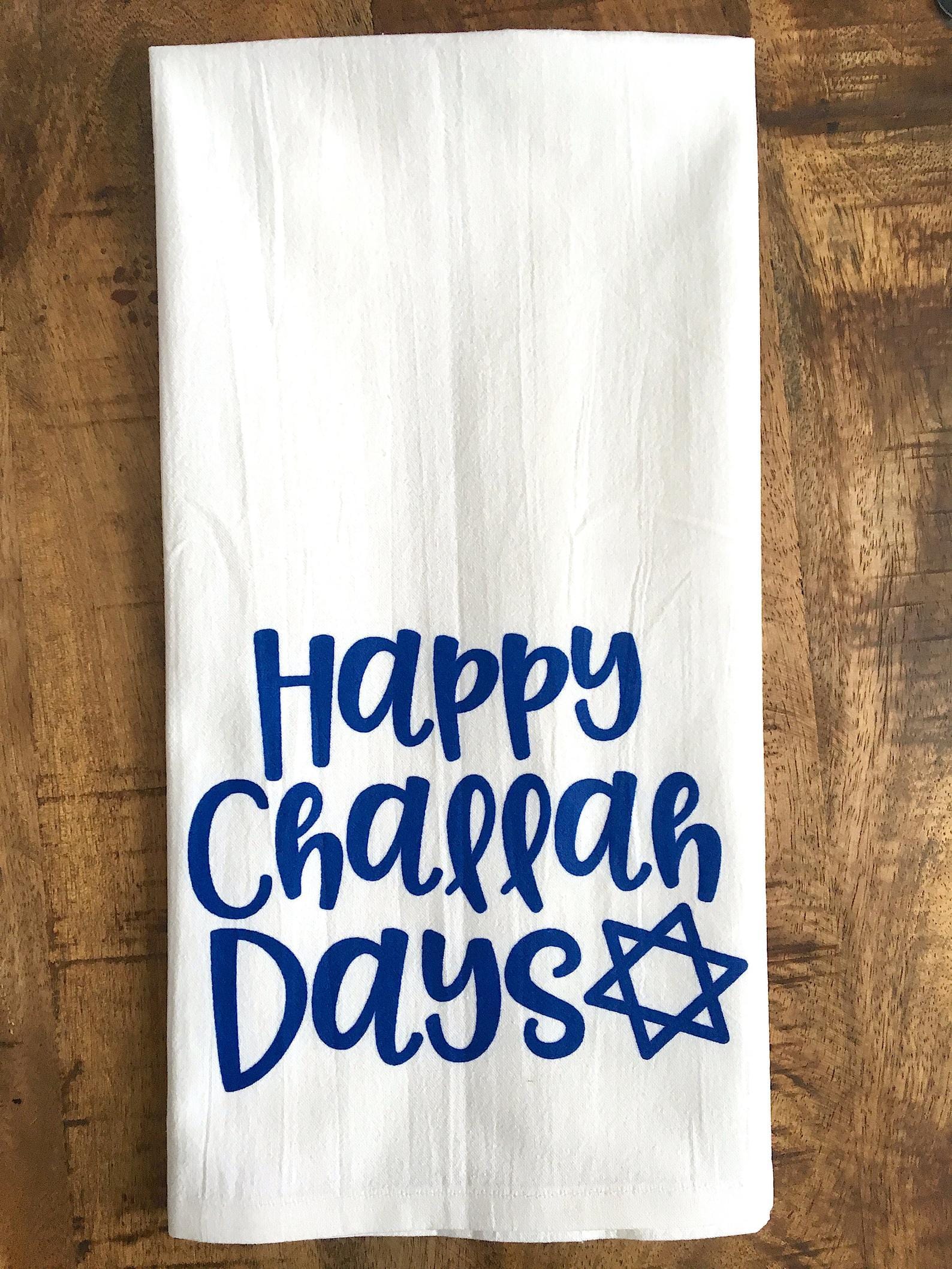 Happy Challah Days Tea Towel、mySite、topwebapps