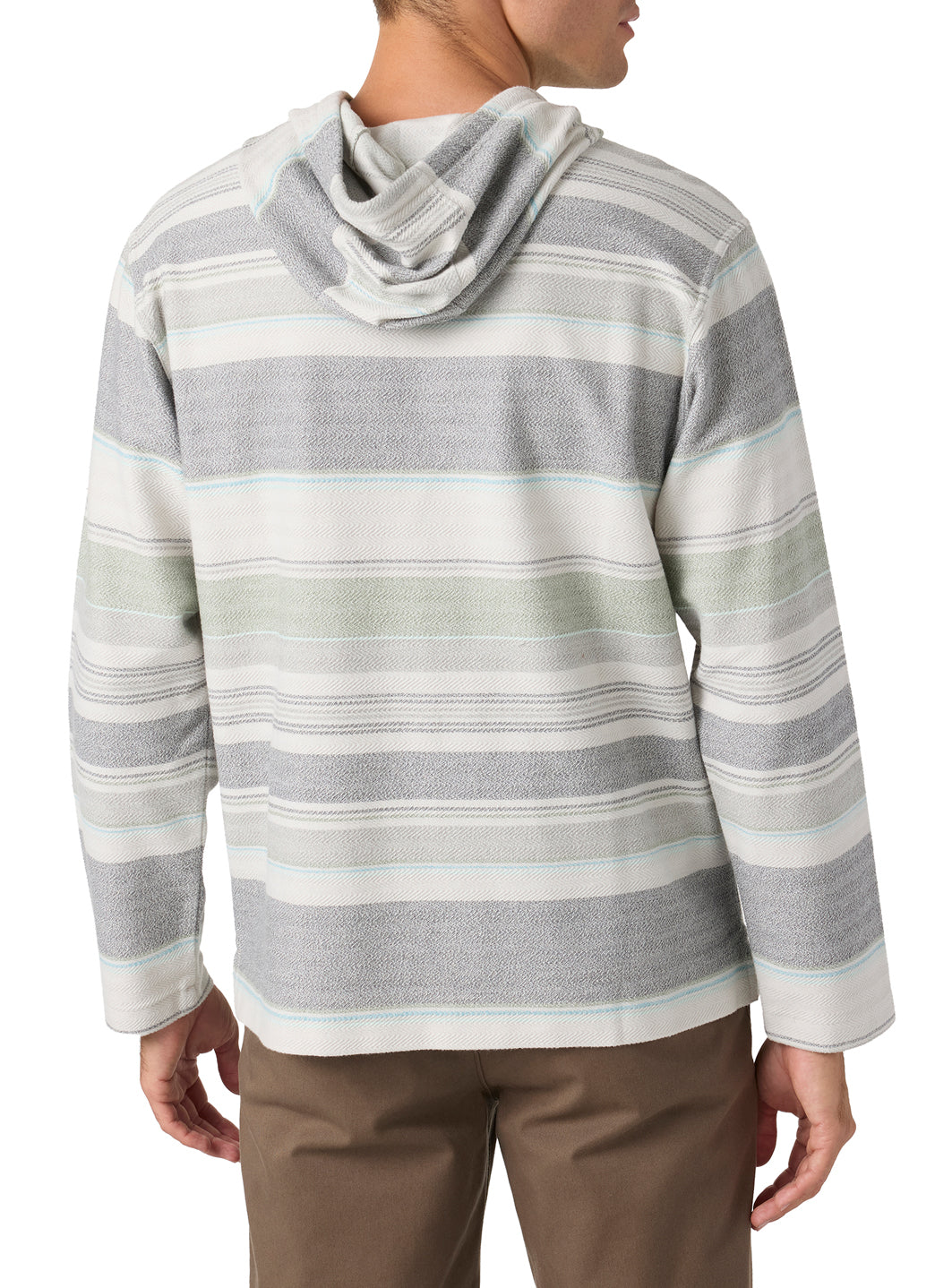 O'Neill Men's Bavaro Stripe Hoodie Poncho、mySite、noshort