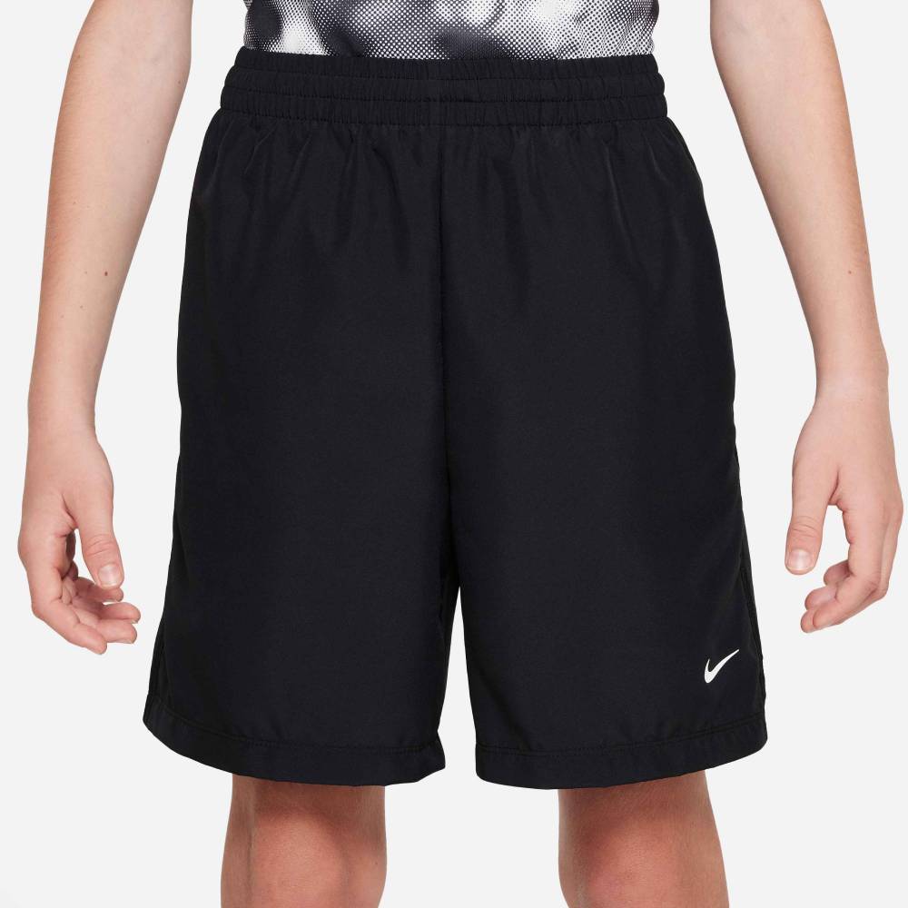Nike Boy's Dri-FIT Multi Woven Club Short (Black/White)