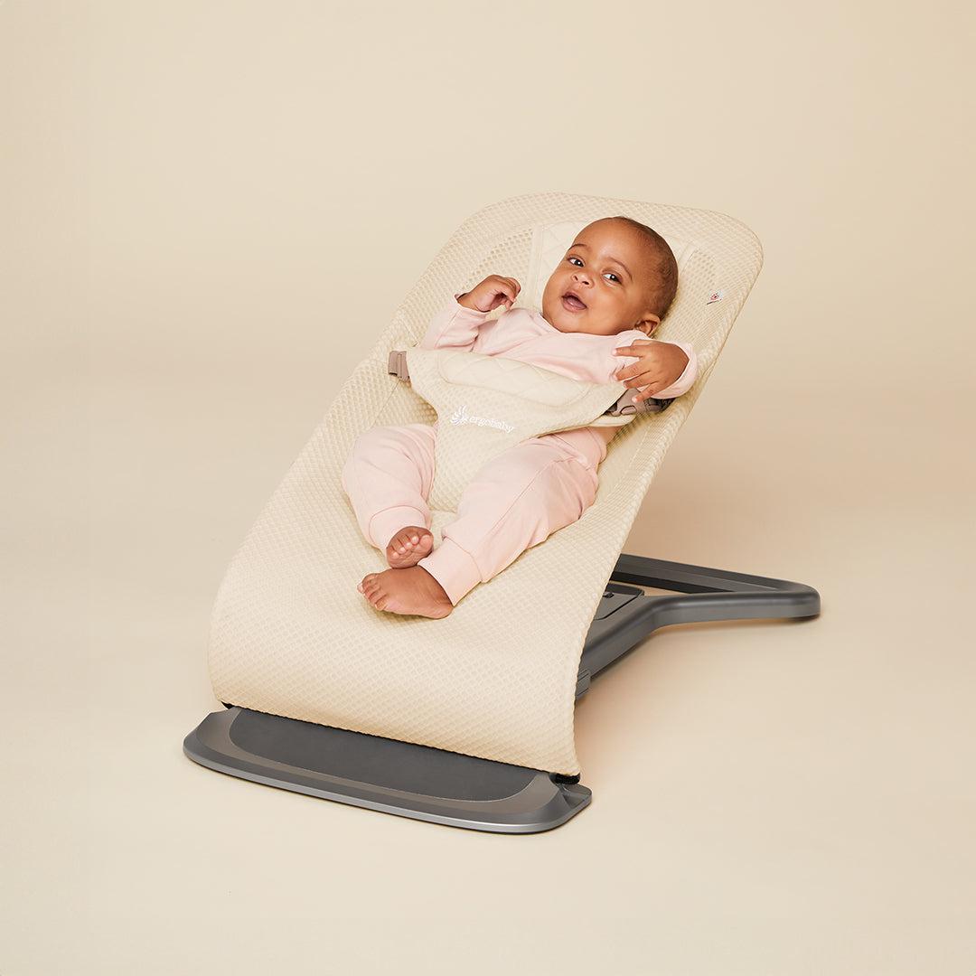  Ergobaby Evolve Mesh Baby Bouncer - Cream、mySite、merchandisen
