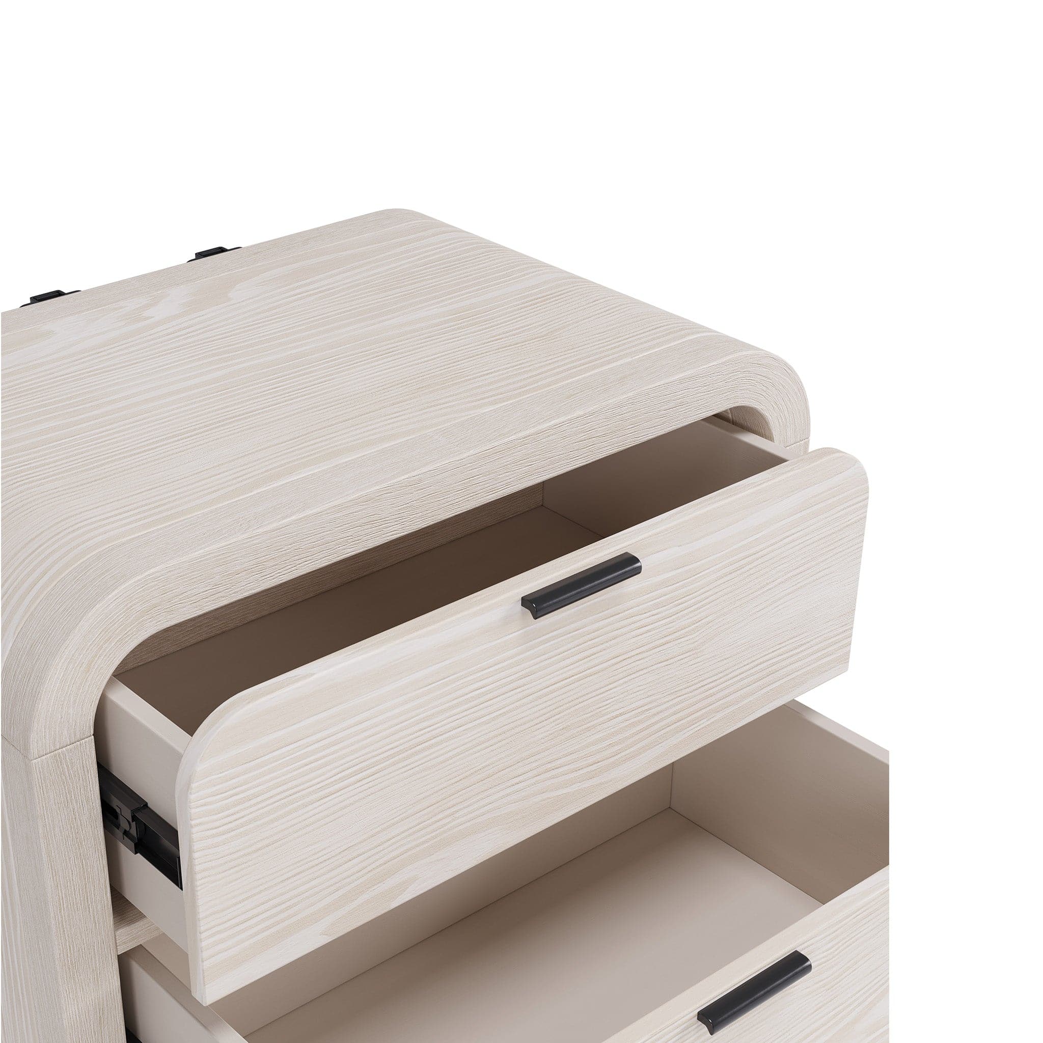 Drake 2 Drawer Nightstand with USB、mySite、neckold