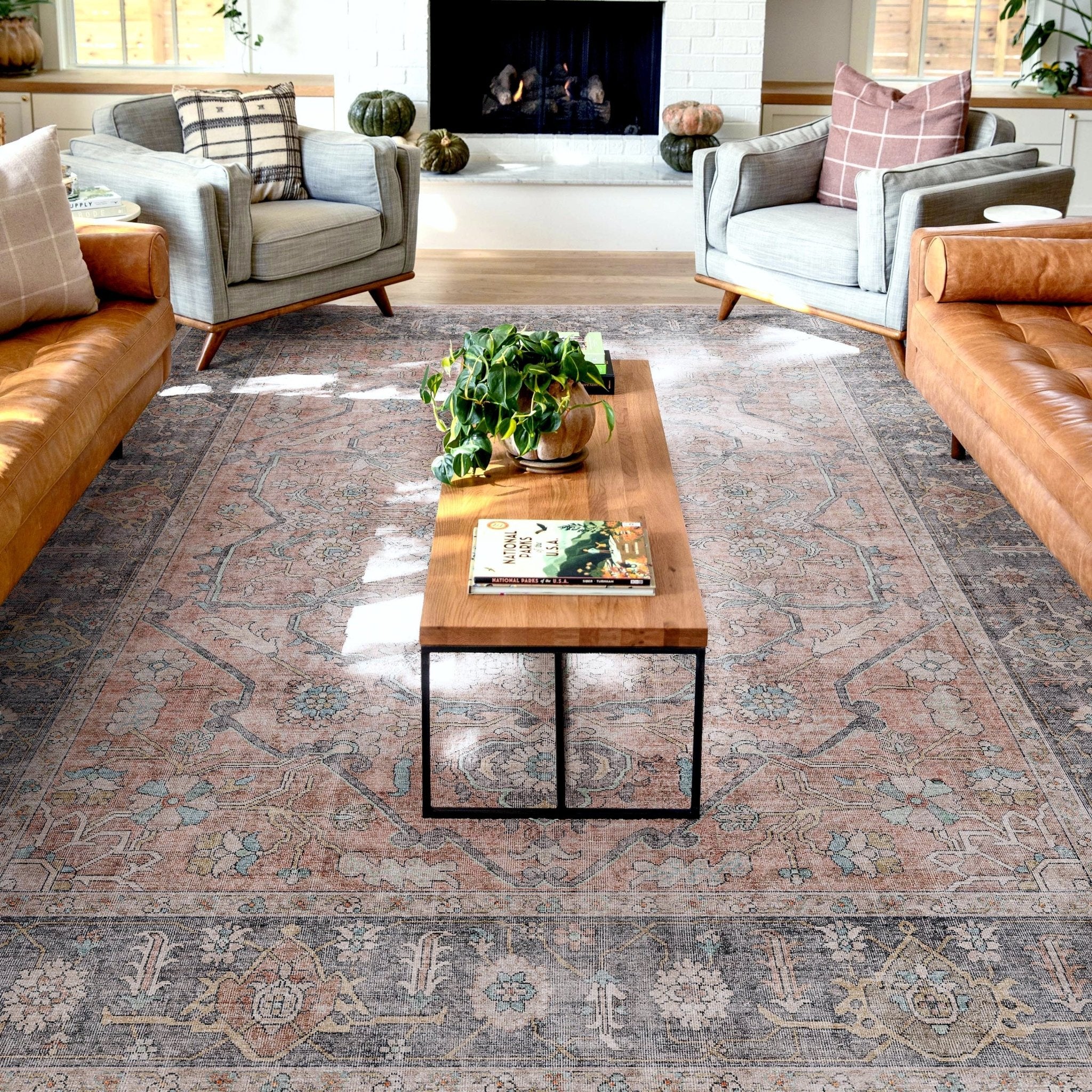 Antigua Vintage Persian Oriental Flat-Weave Rug、mySite、gigharbornorthrealestate
