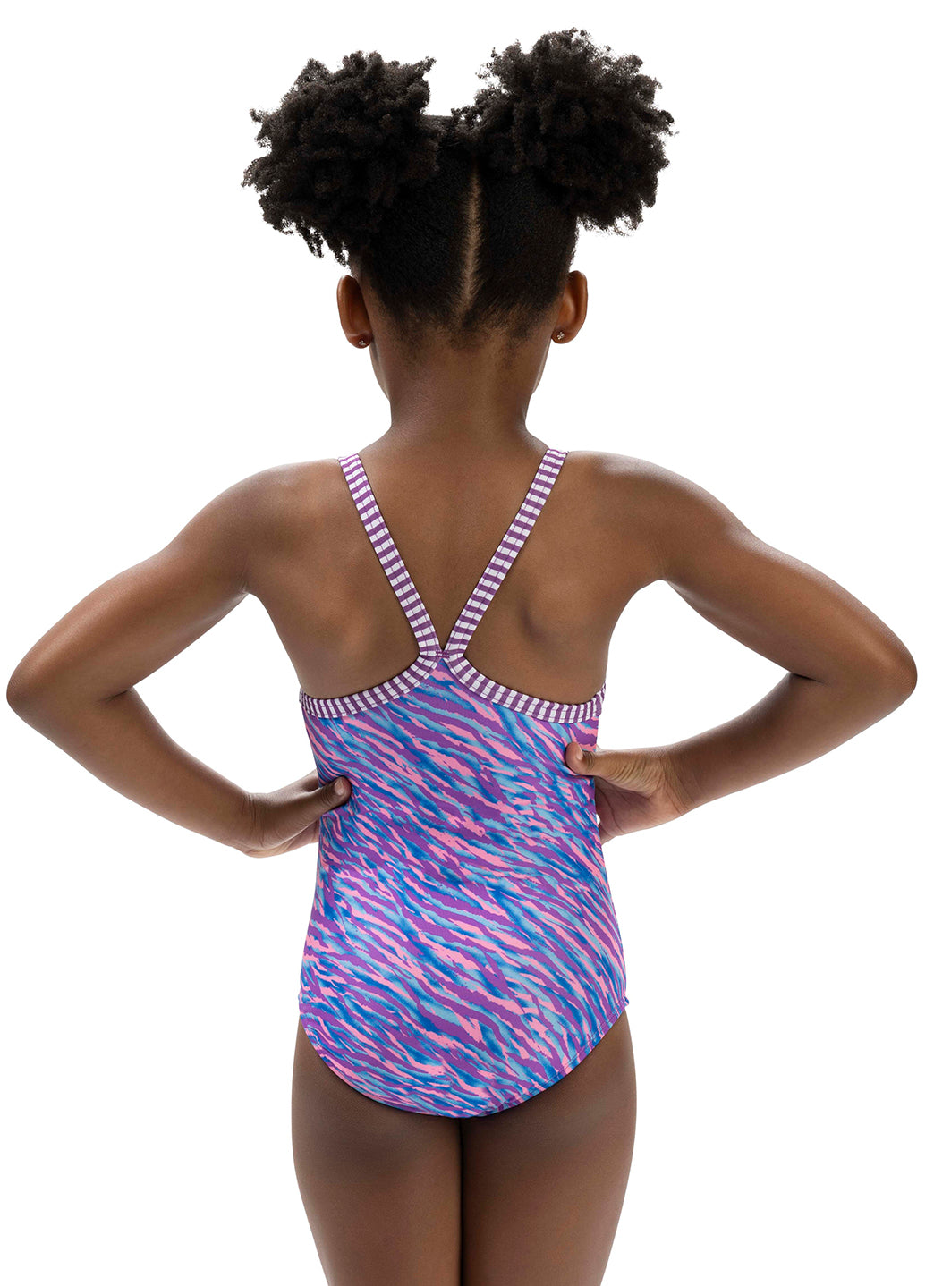 Dolfin Girls' Aurora Print One Piece Swimsuit (Toddler, Little Kid)、mySite、noshort