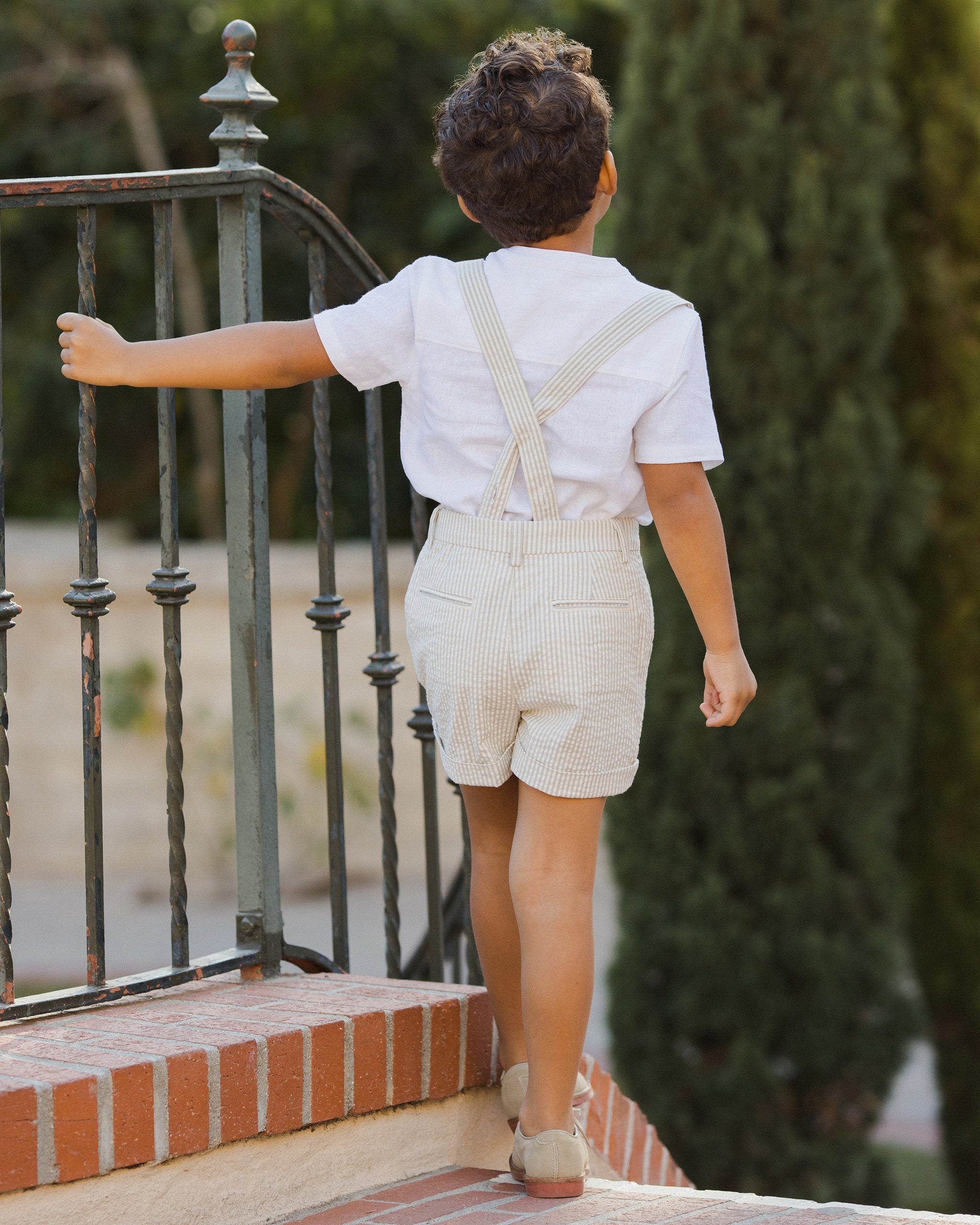  Suspender Short | Sage Stripe、mySite、layawaytickets