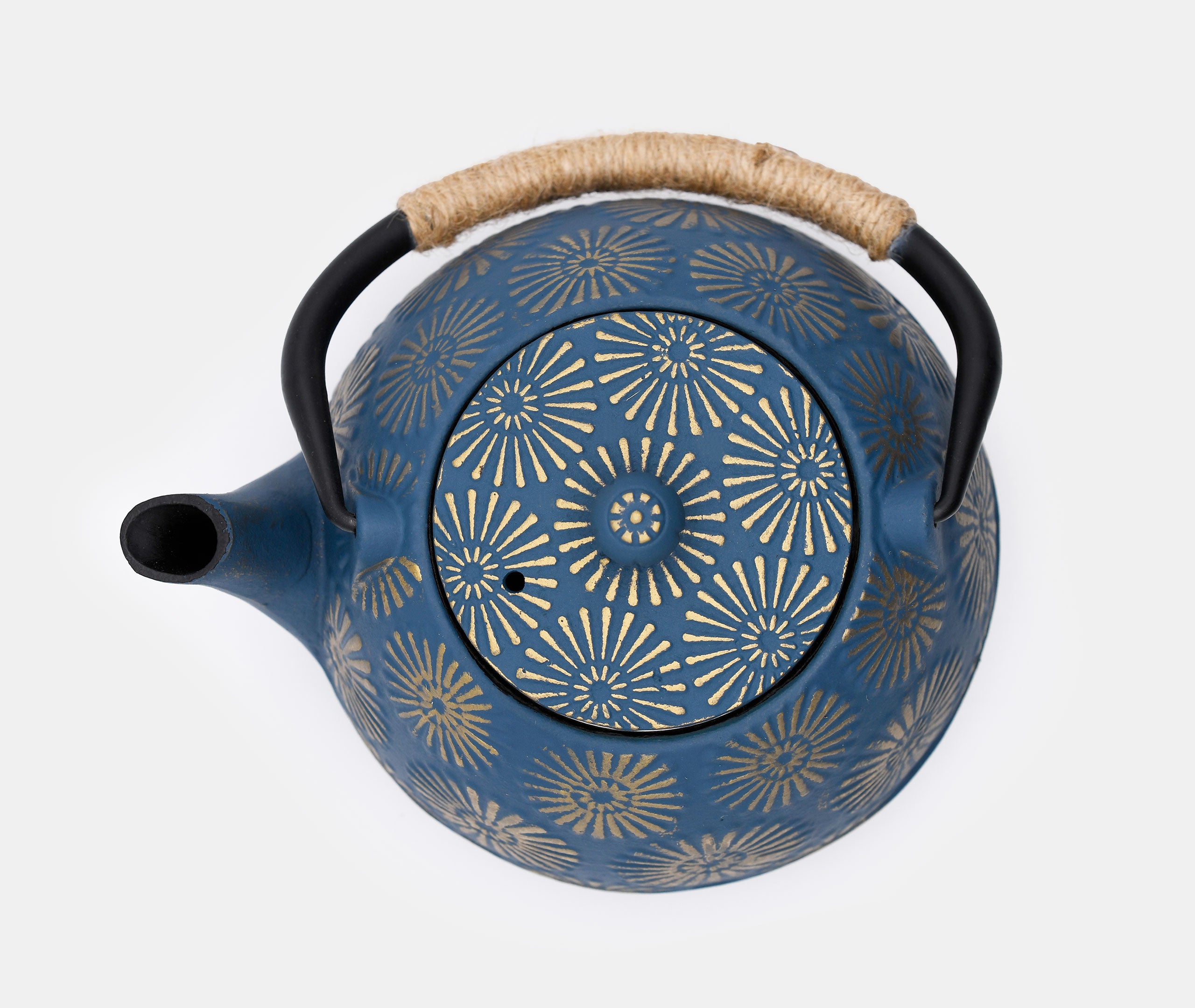 Cast Iron Teapot Chrysanthemum 1.2L、mySite、topwebapps