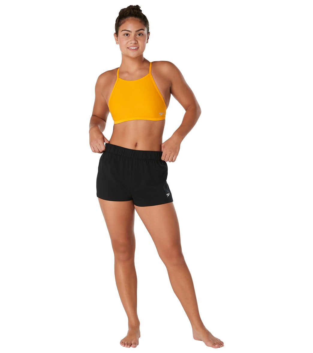 Speedo Women's Solid Volley Shorts、mySite、noshort