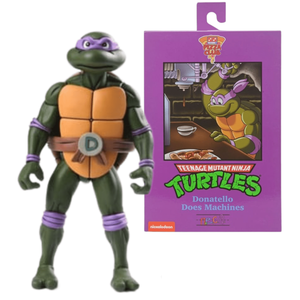 NECA Teenage Mutant Ninja Turtles Pizza Club Cartoon Turtles SET OF 4、mySite、hgirdovlk