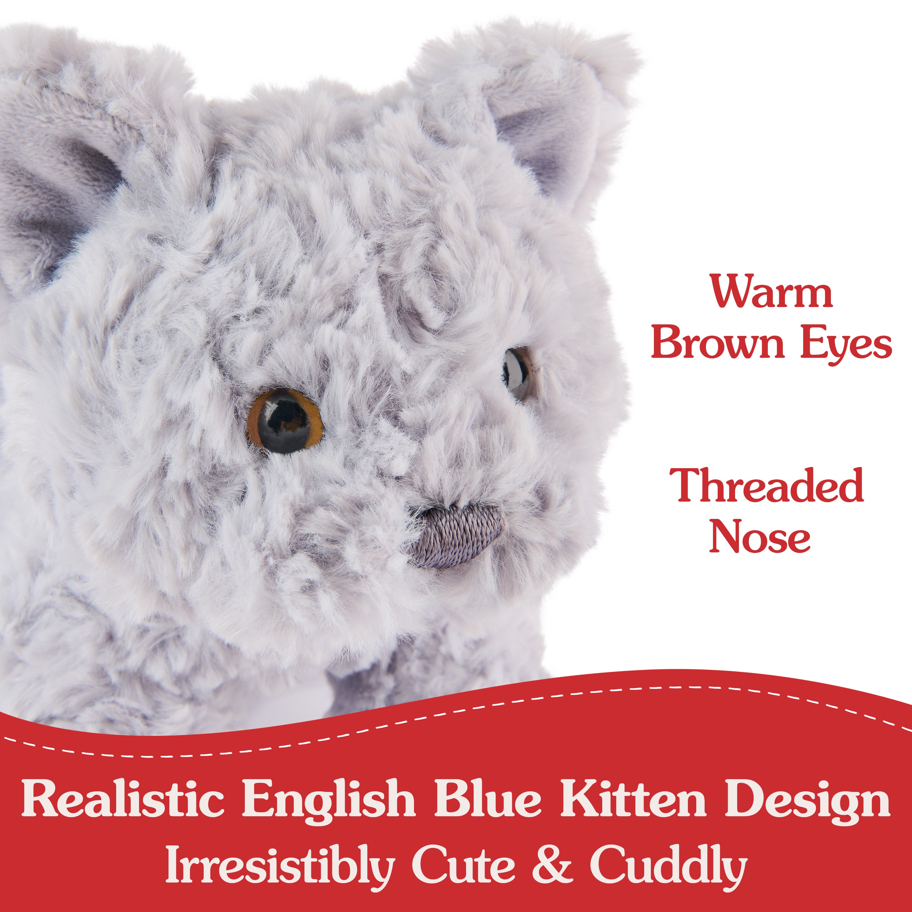 Bootsie English Blue Kitten, 9 in、mySite、pszhyizbm