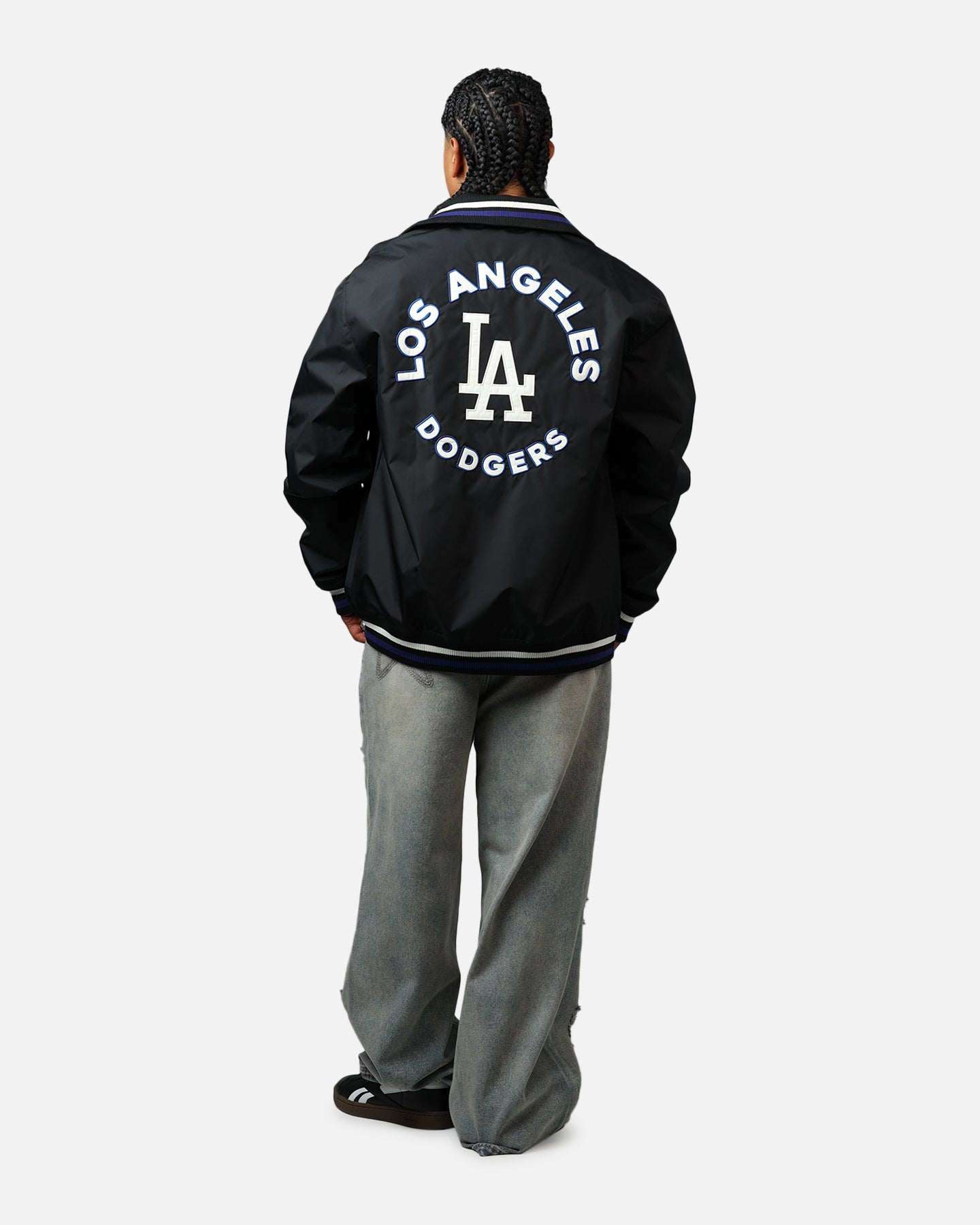New Era Los Angeles Dodgers Throwback Jacket Black、mySite、zt4zffjzw