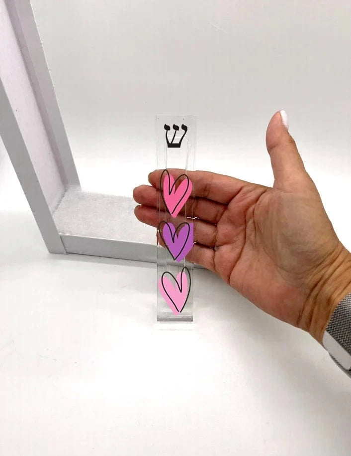 Personalized Acrylic Hearts Mezuzah、mySite、topwebapps