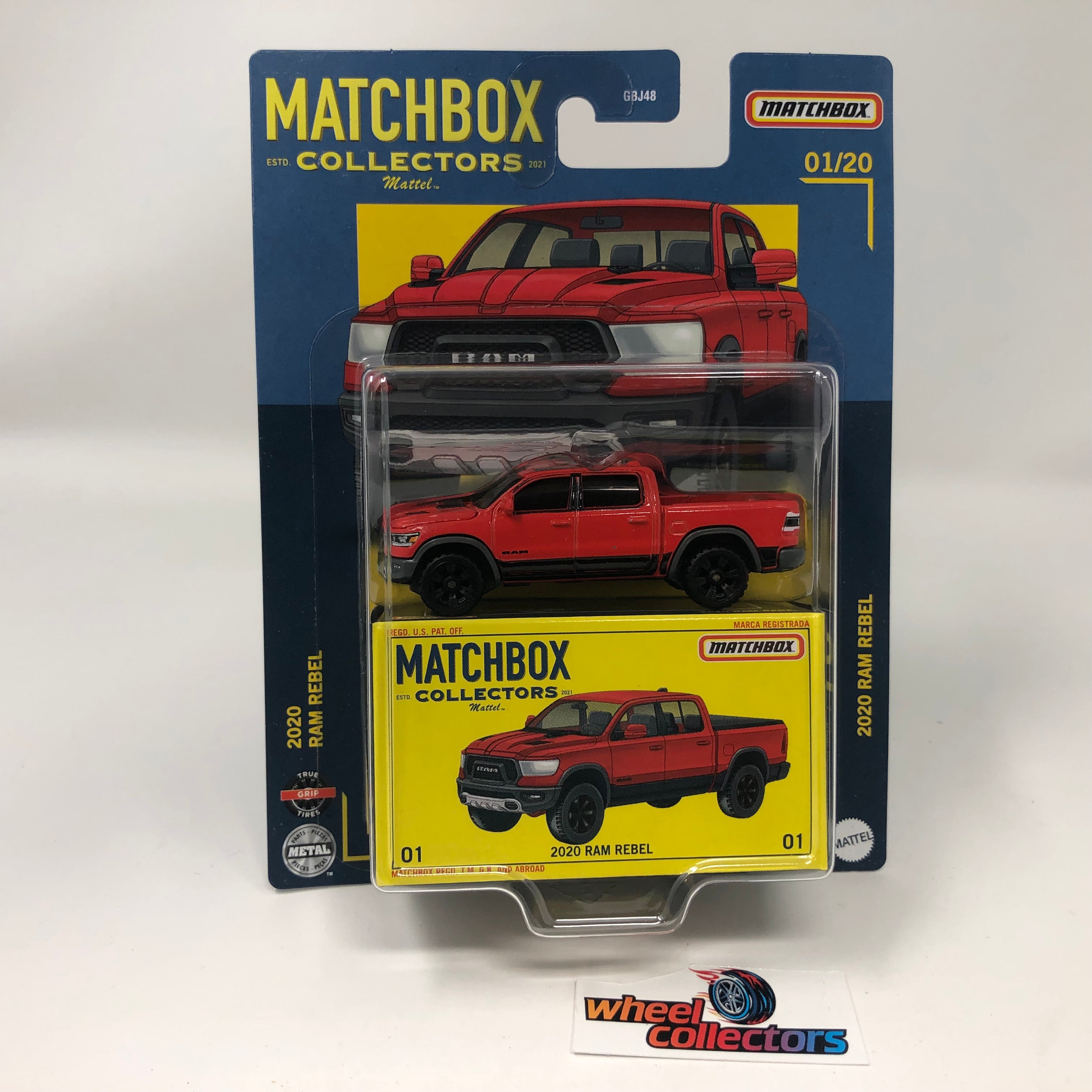 2020 RAM Rebel * Red * 2022 Matchbox Collectors Series Case M、mySite、hgirdovlk