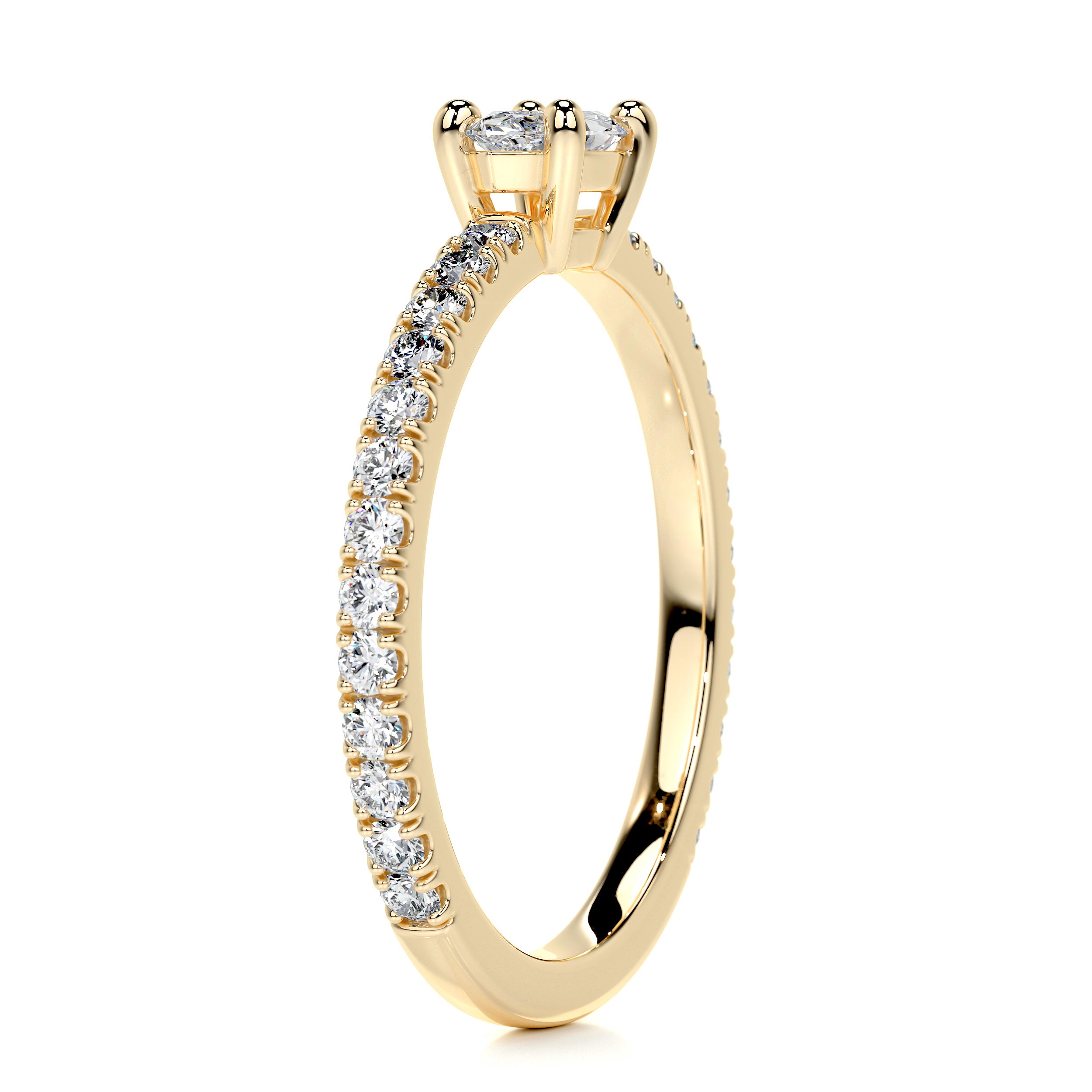 Chloe Marquise Stacking Ring (0.60 Carat) -18K Yellow Gold、mySite、hinf8tx79