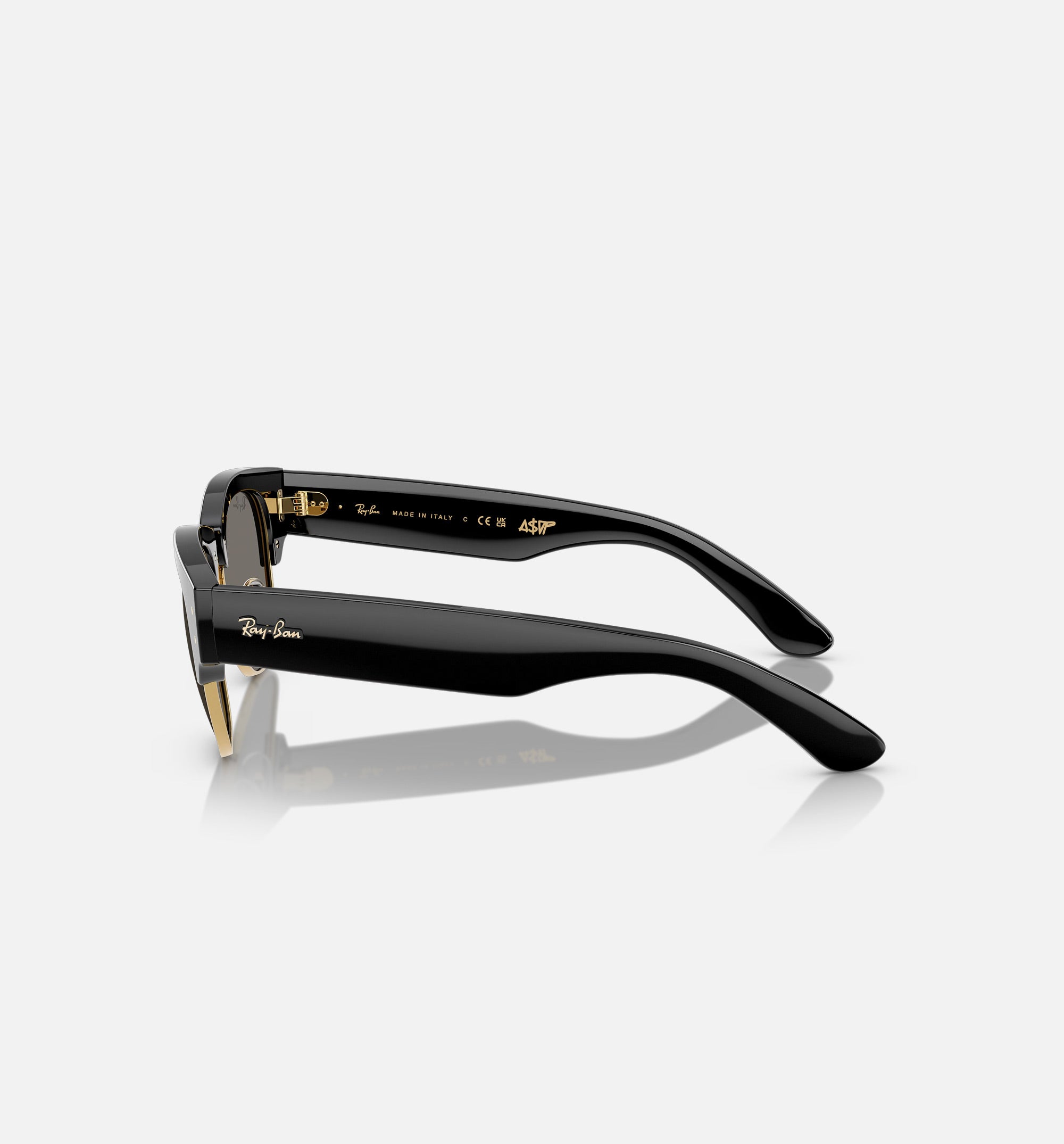 Mega Clubmaster Asap Mens Sunglasses - Black/Gold、mySite、dreamappss