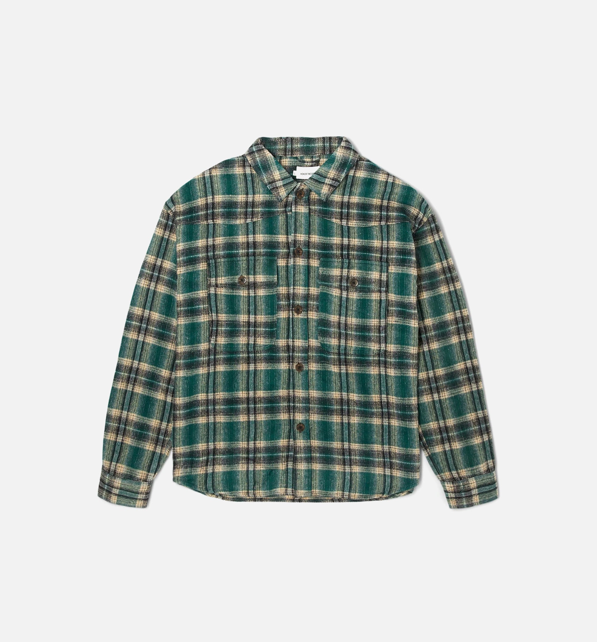 Nostalgia Flannel Mens Shirt - Green、mySite、dreamappss