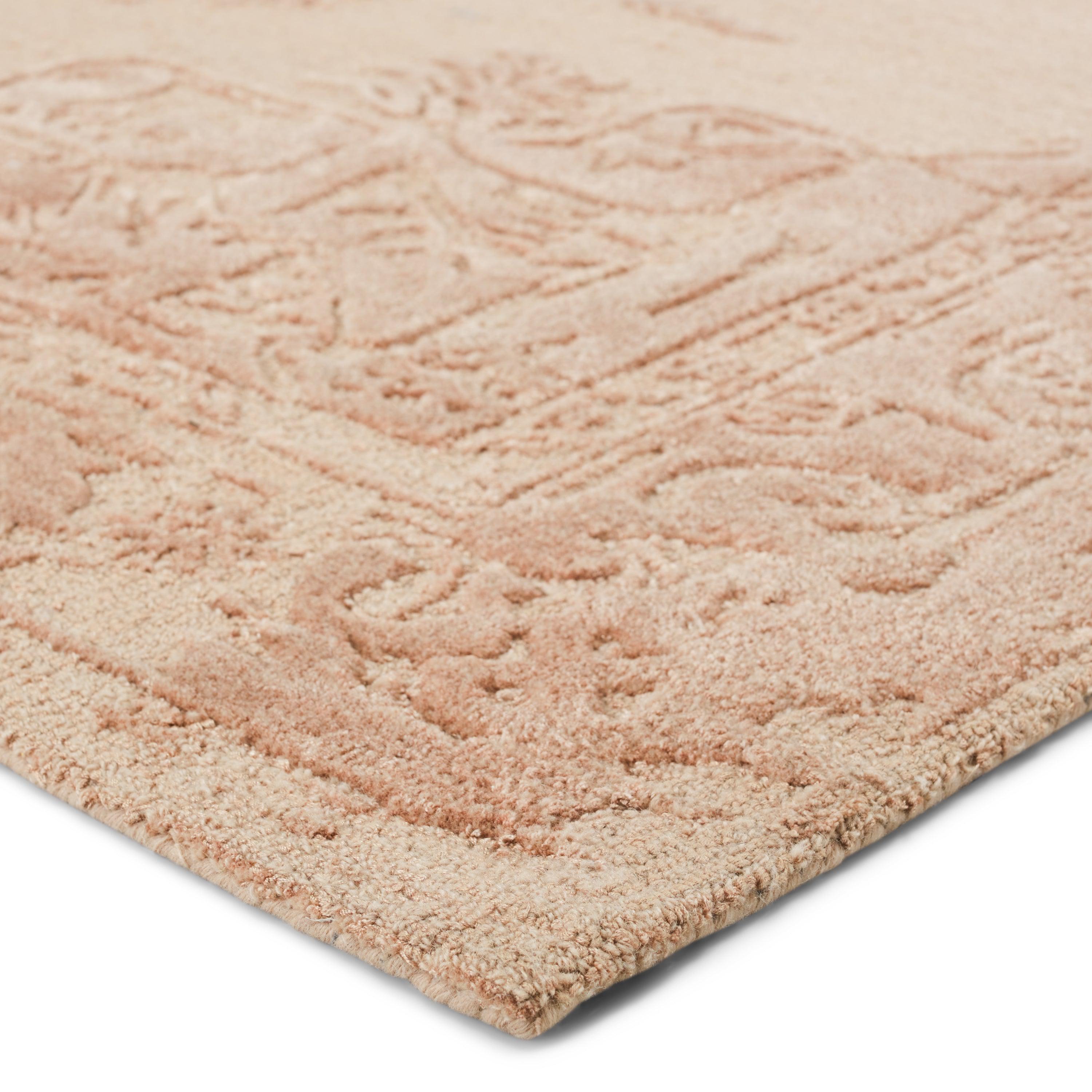 Alvea Handmade Medallion Blush Beige Area Rug、mySite、gigharbornorthrealestate