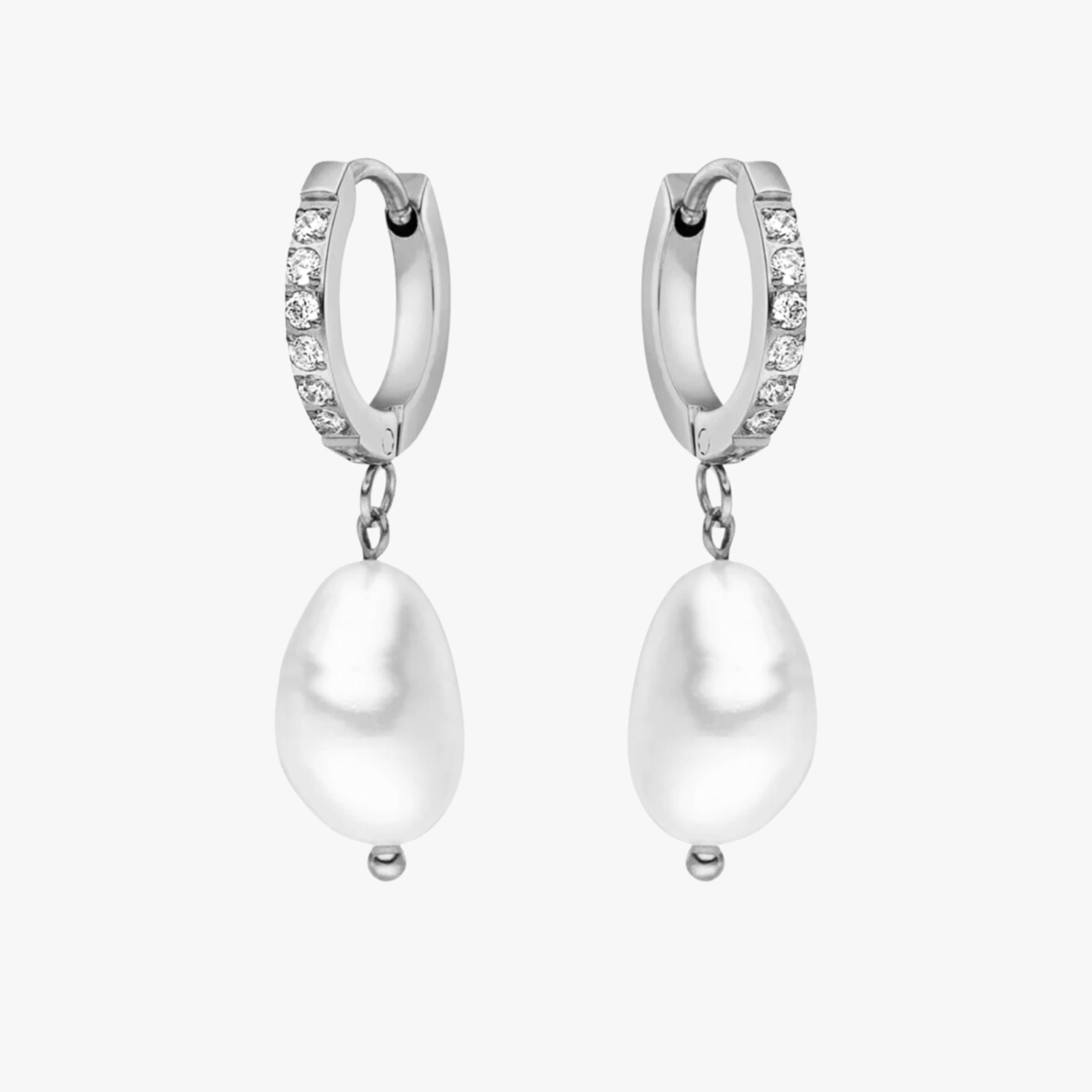 Freshwater Pearl Hoop Earrings、mySite、hinf8tx79