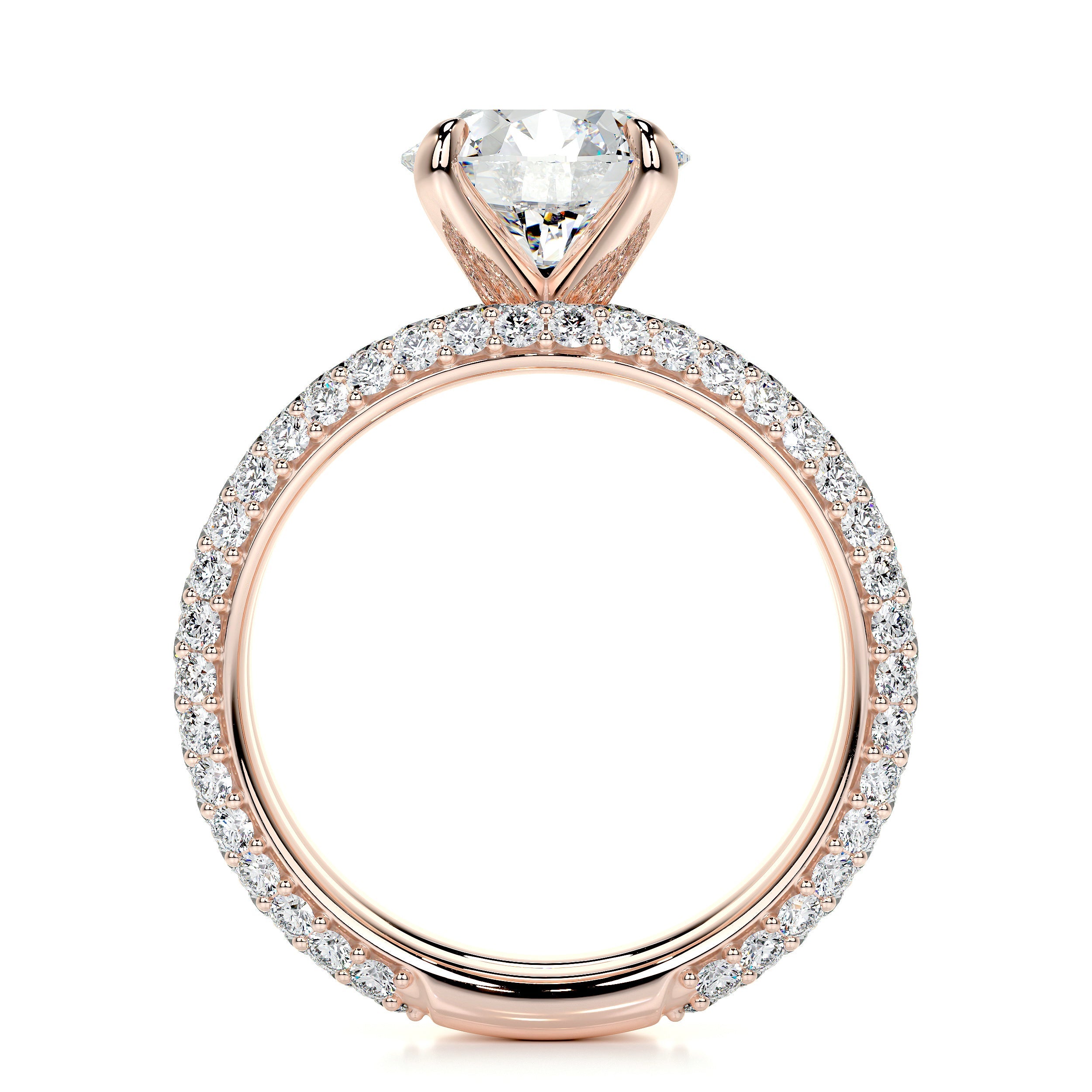 Charlotte Lab Grown Diamond Bridal Set -14K Rose Gold、mySite、hinf8tx79