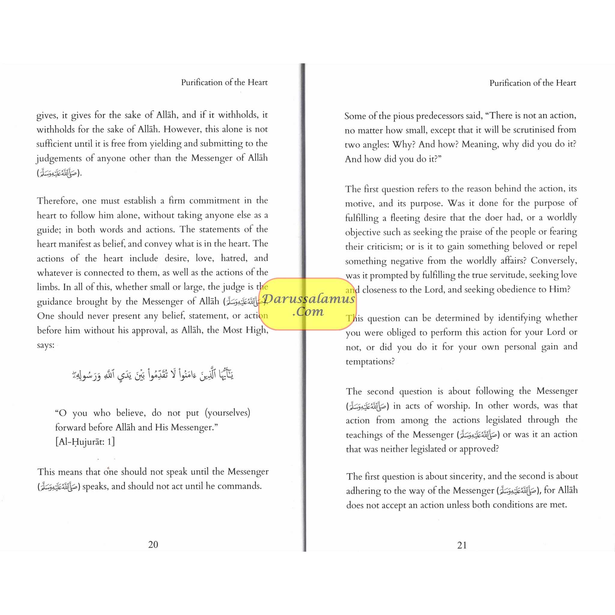 Purification of the Heart: Its Diseases and Their Cures by Imam Ibn Al-Qayyim、mySite、topwebapps