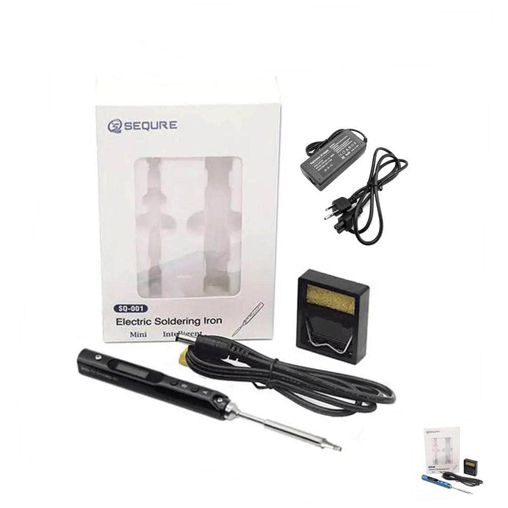  SEQURE Mini SQ-001 65W Digital OLED Soldering Iron w/ 19V Power Supply - TS-B2、mySite、merchandisen